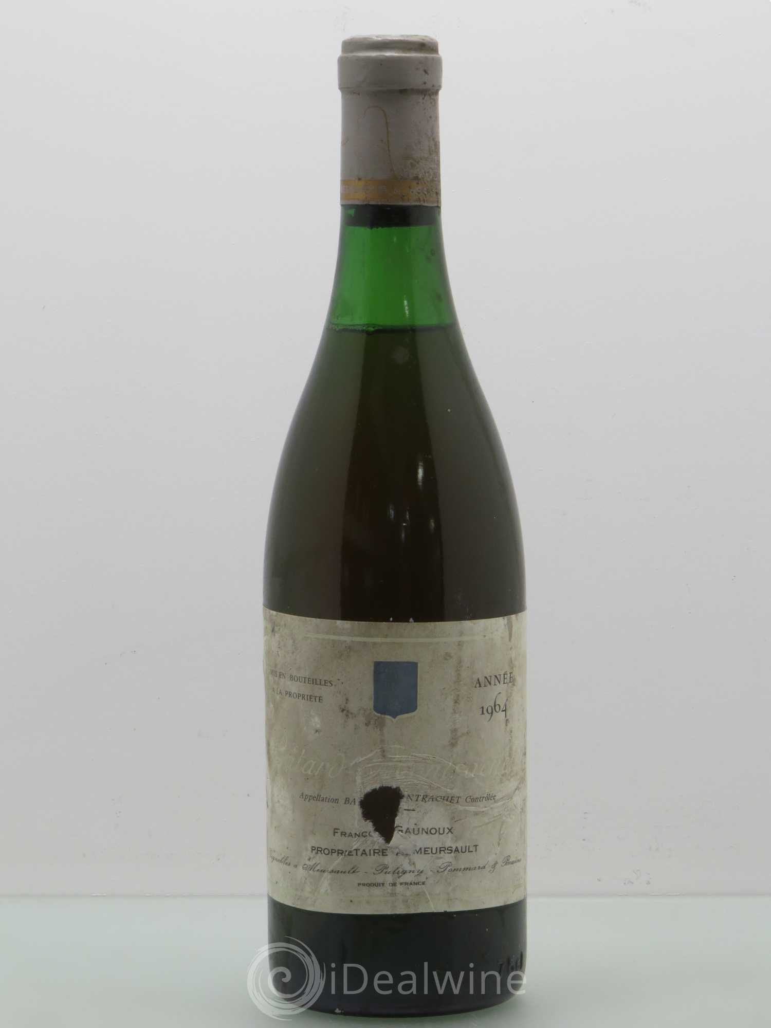 Bâtard-Montrachet Grand Cru Gaunoux 1964 - Lot de 1 bouteille - 0