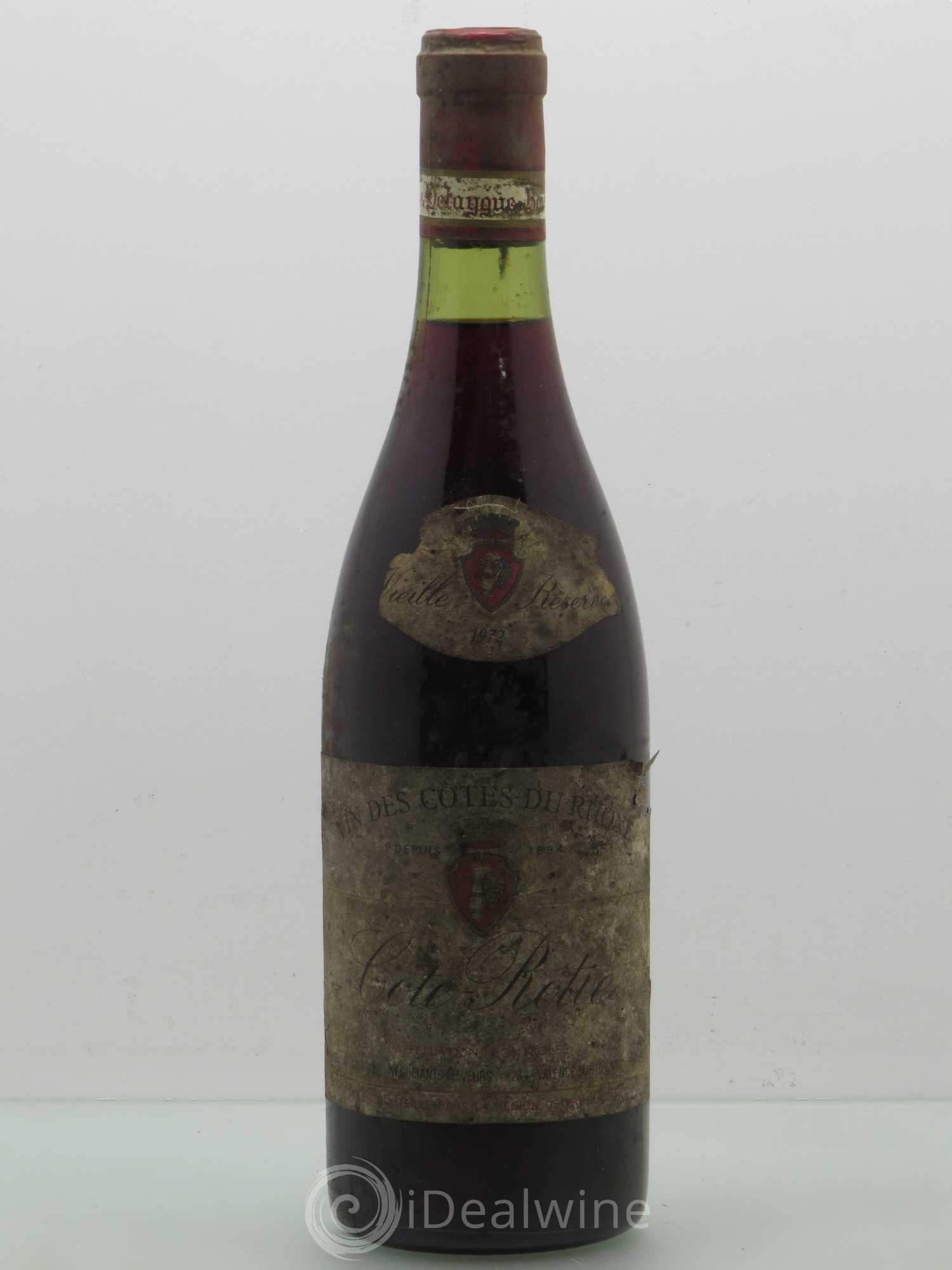 Côte-Rôtie Delaygue Boissy 1972 - Lot de 1 bouteille - 0
