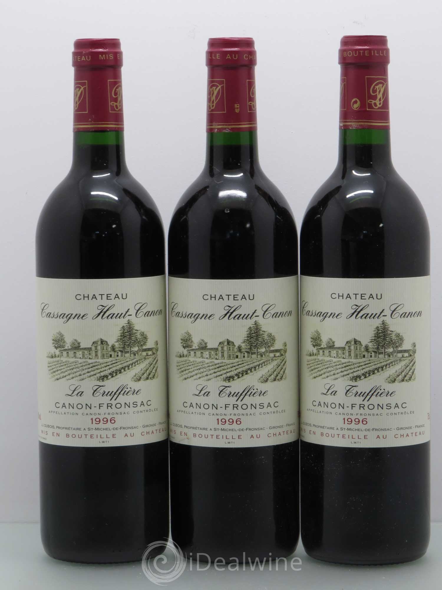 Bordeaux Château Cassagne haut canon 1996 - Posten von 12 Flaschen - 4