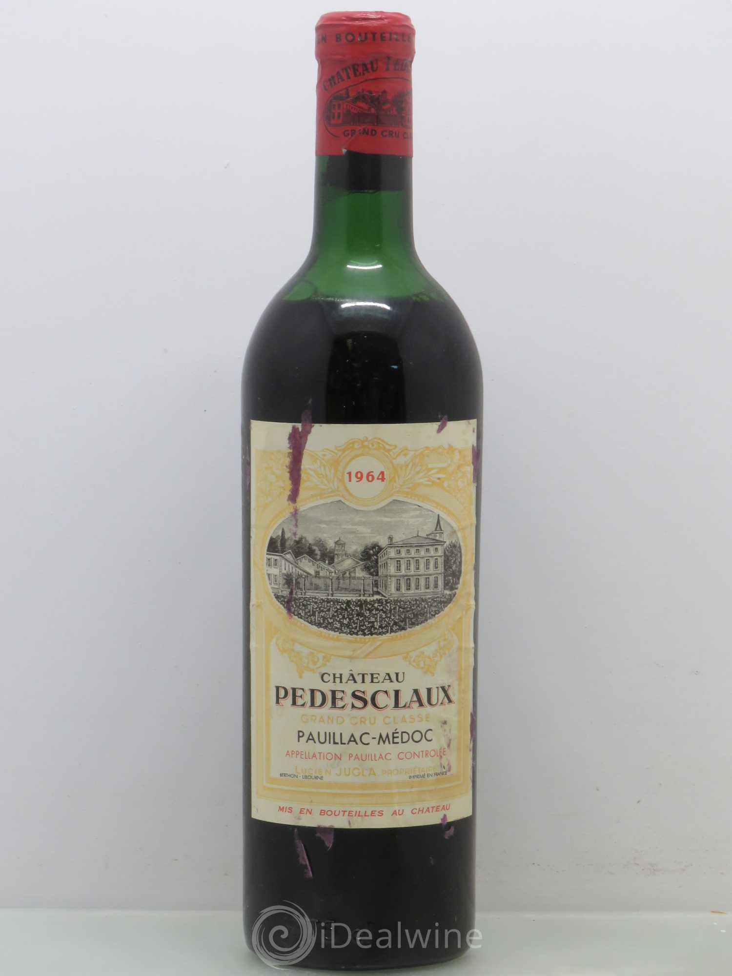 Château Pedesclaux 5ème Grand Cru Classé 1964 - Lot de 1 bouteille - 0