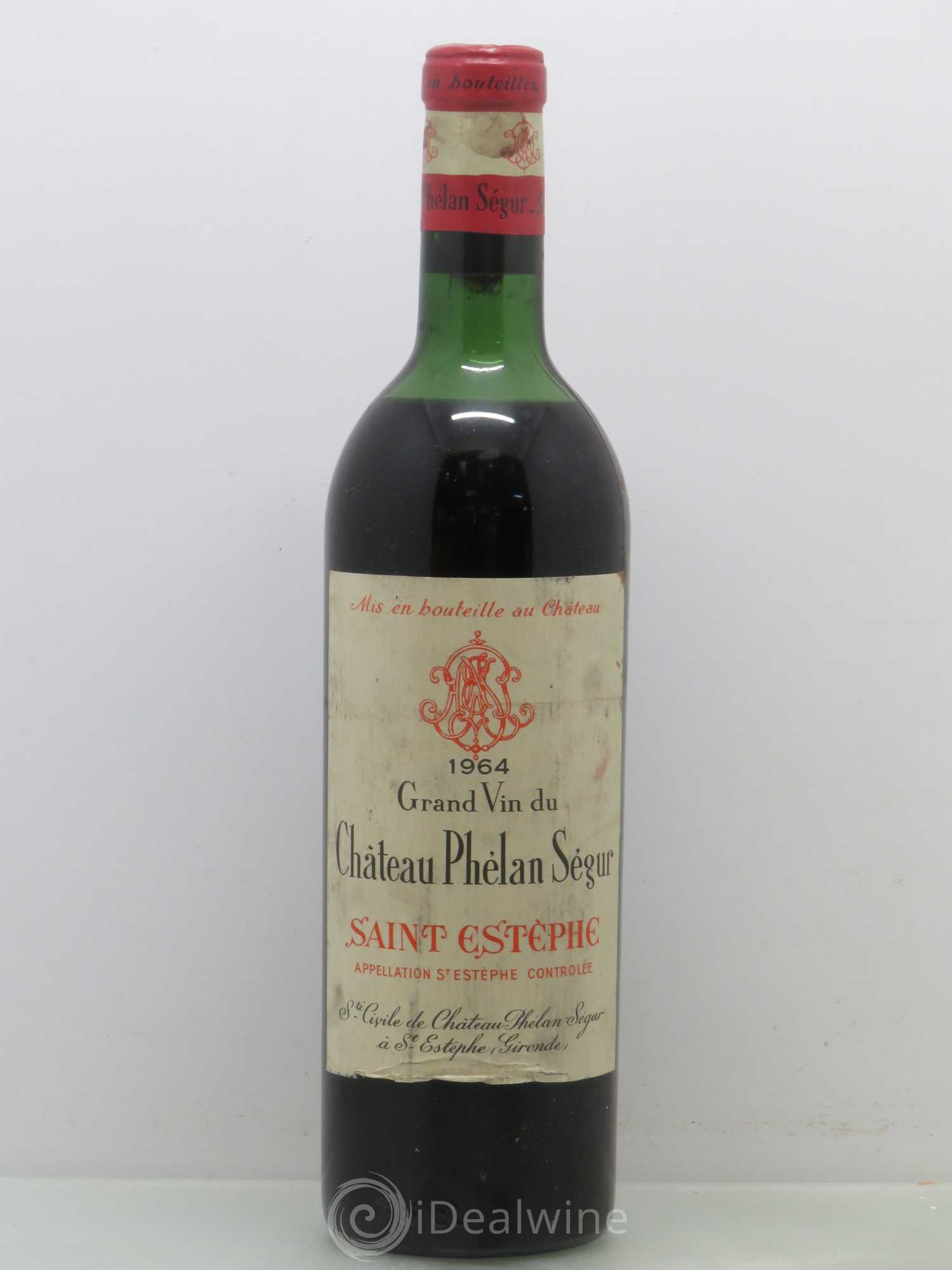 Château Phélan Ségur 1964 - Lot de 1 bouteille - 0