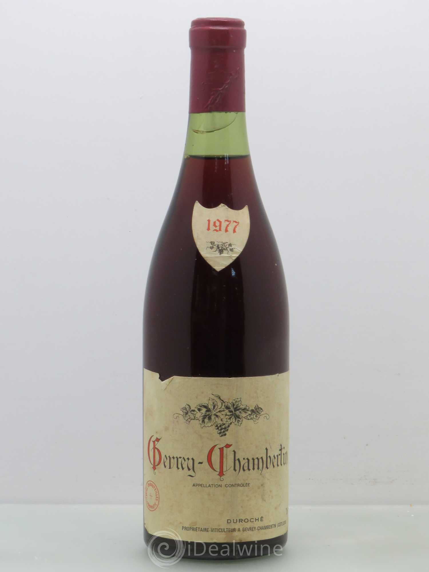 Gevrey-Chambertin Duroche 1977 - Posten von 1 Flasche - 0