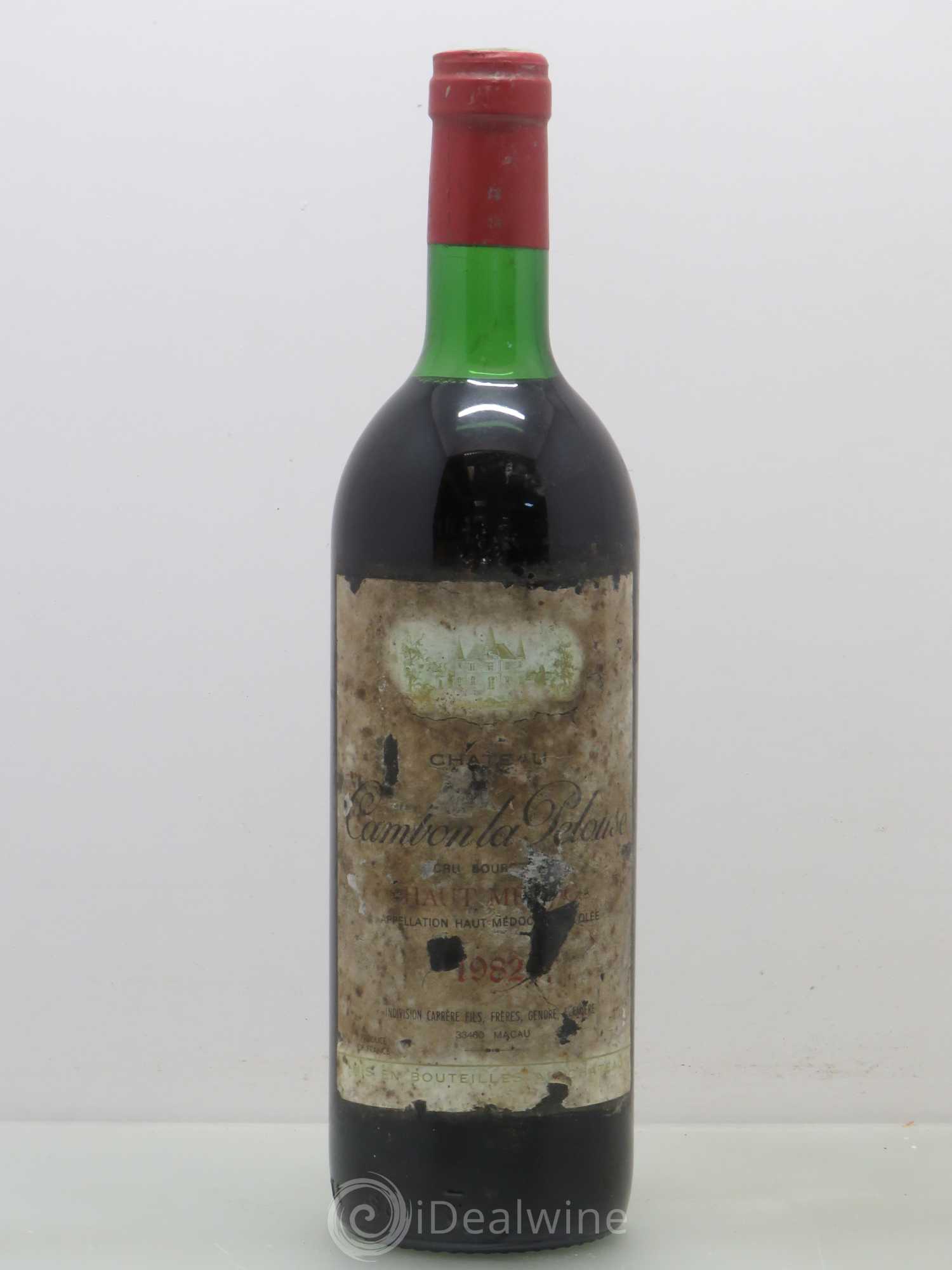 Château Cambon la Pelouse Cru Bourgeois 1982 - Lot de 1 bouteille - 0