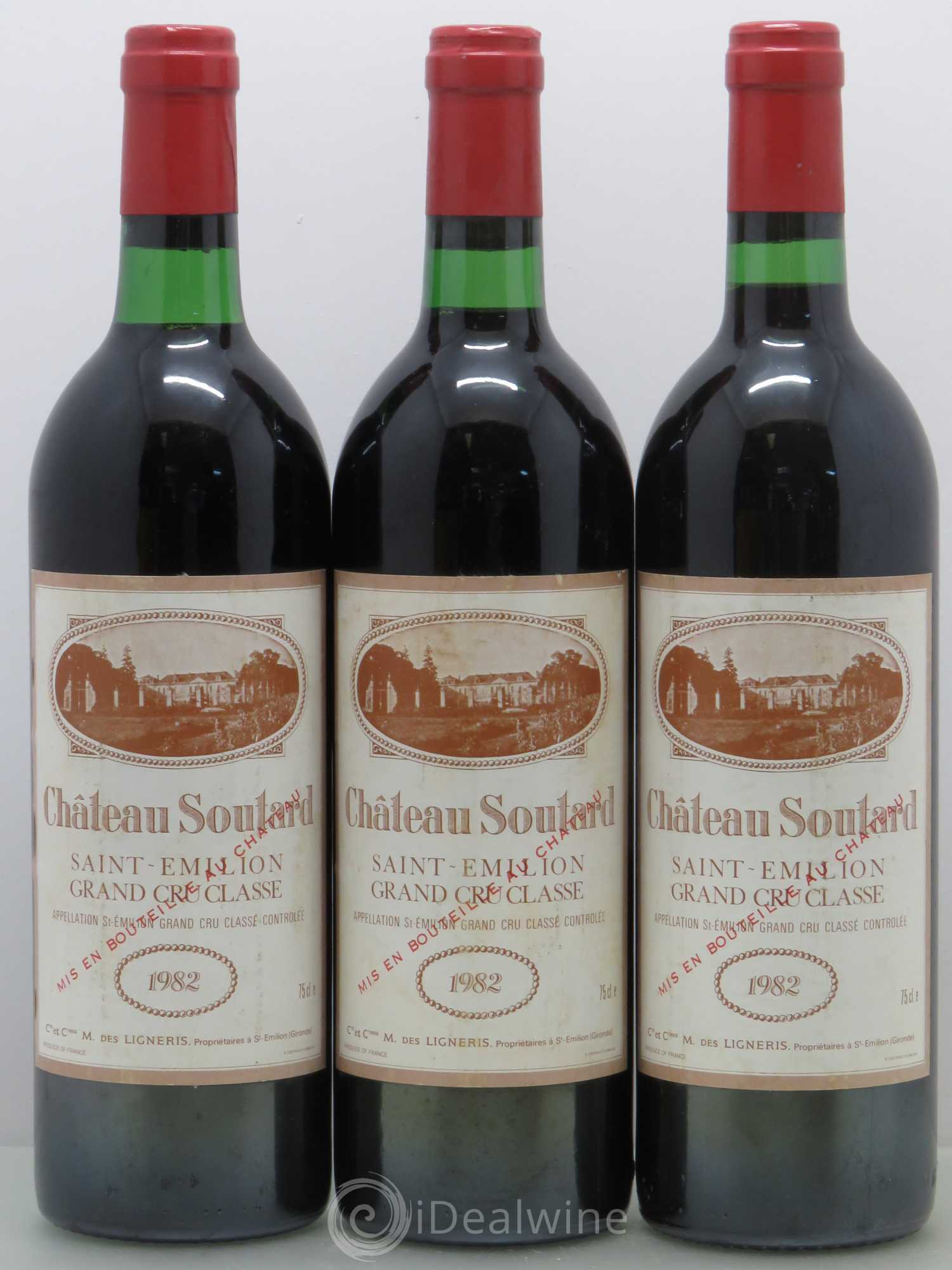 Château Soutard Grand Cru Classé 1982 - Lot de 6 bouteilles - 2