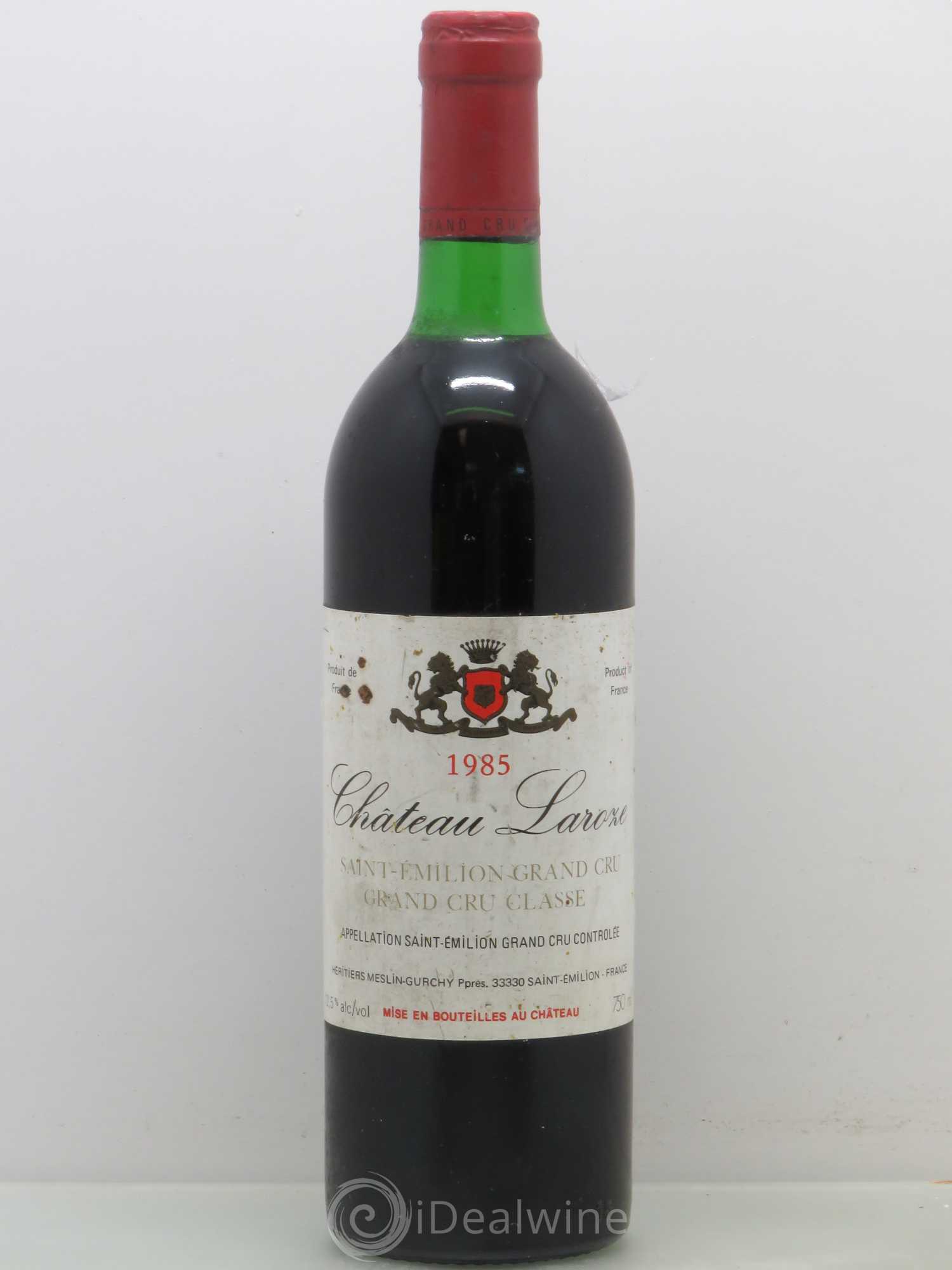 Château Laroze Grand Cru Classé 1985 - Lot de 1 bouteille - 0