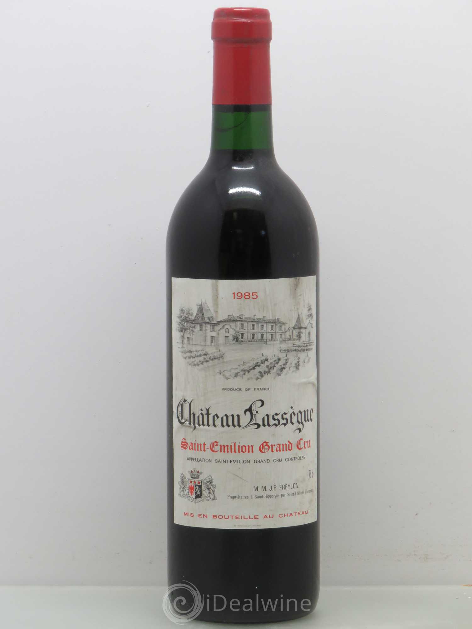 Saint-Émilion Château Lassegue 1985 - Lot de 1 bouteille - 0