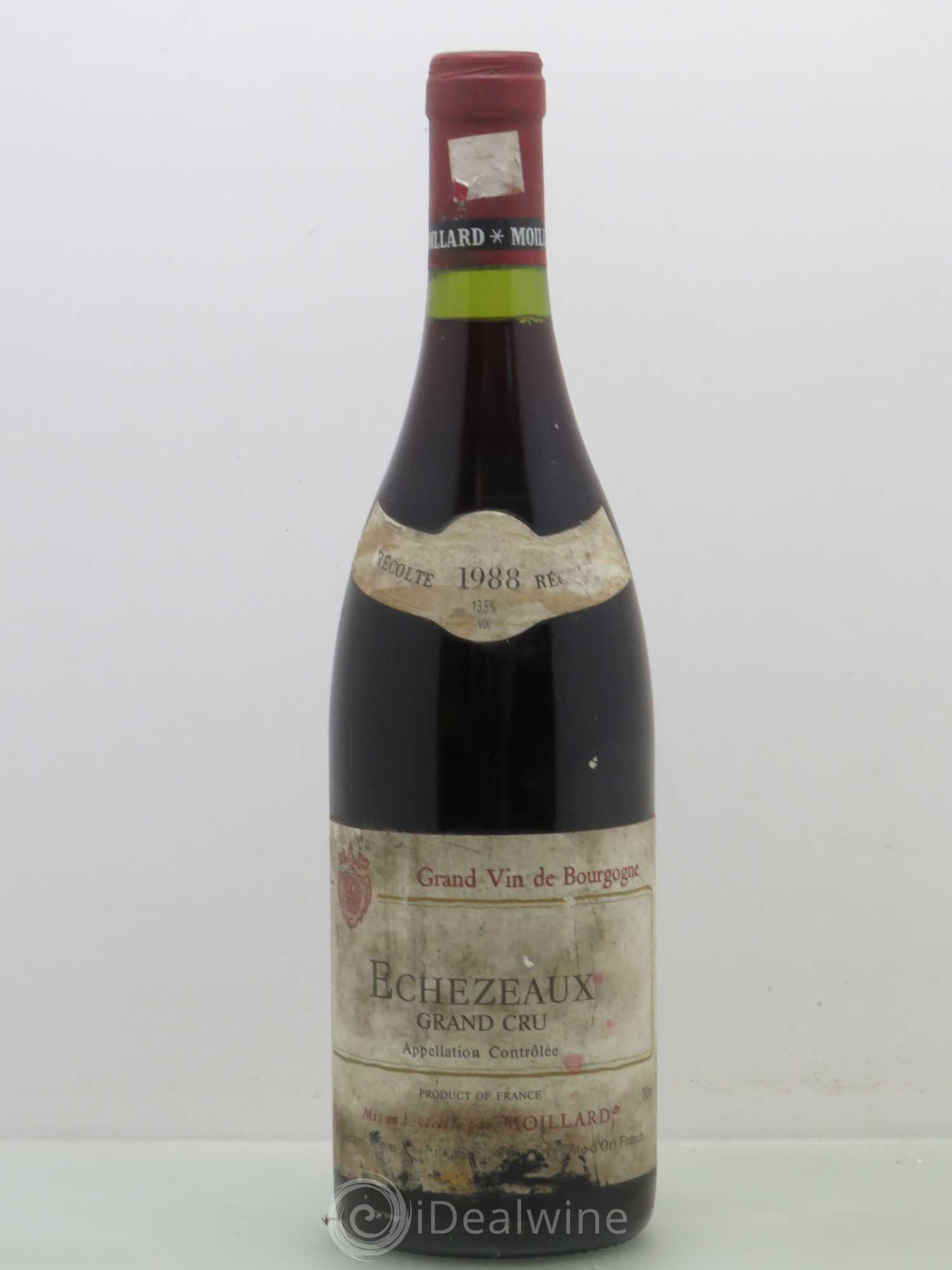 Echezeaux Grand Cru Moillard 1988 - Lot de 1 bouteille - 0