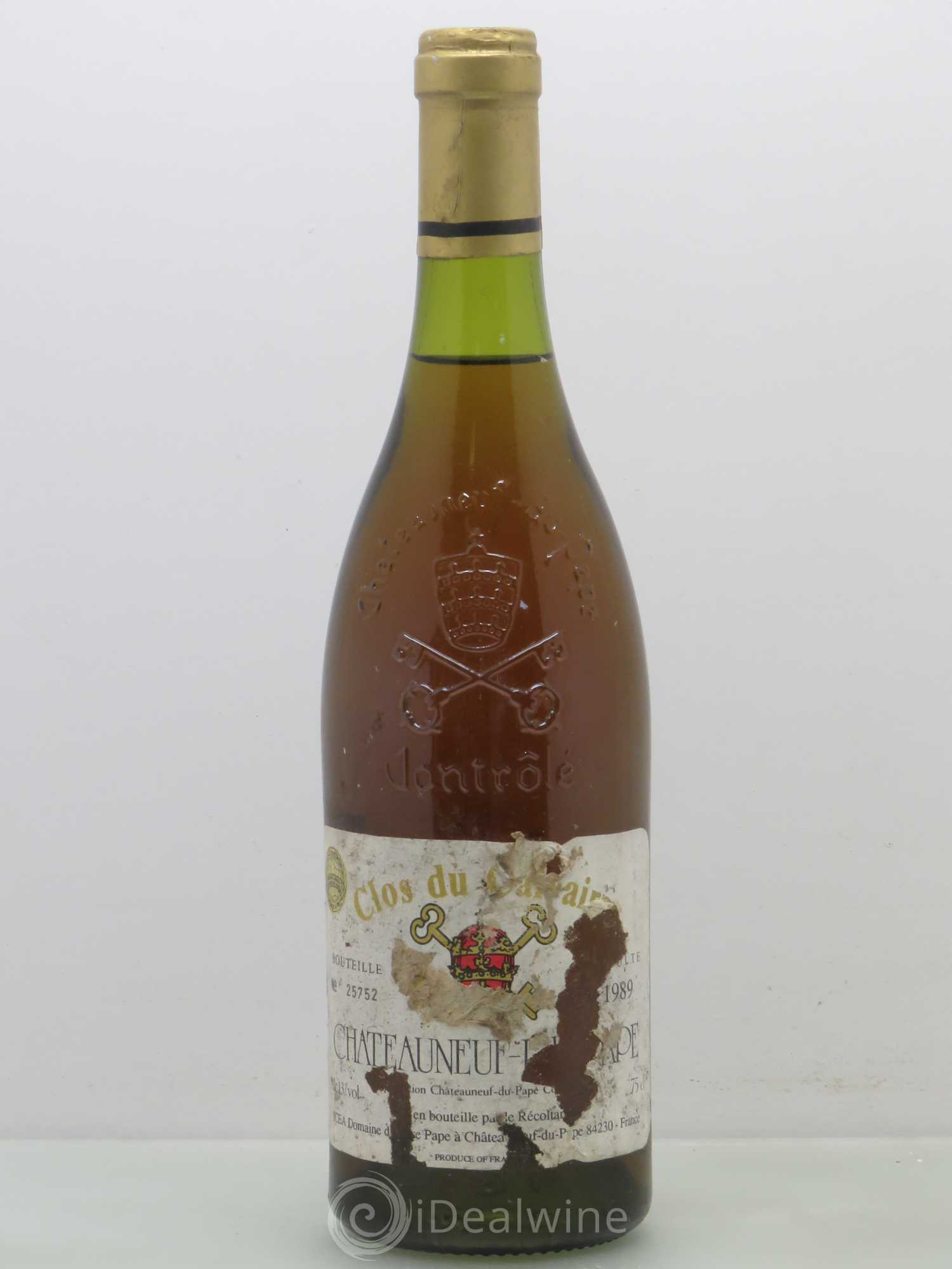 Châteauneuf-du-Pape Clos Calvaire 1989 - Posten von 1 Flasche - 0