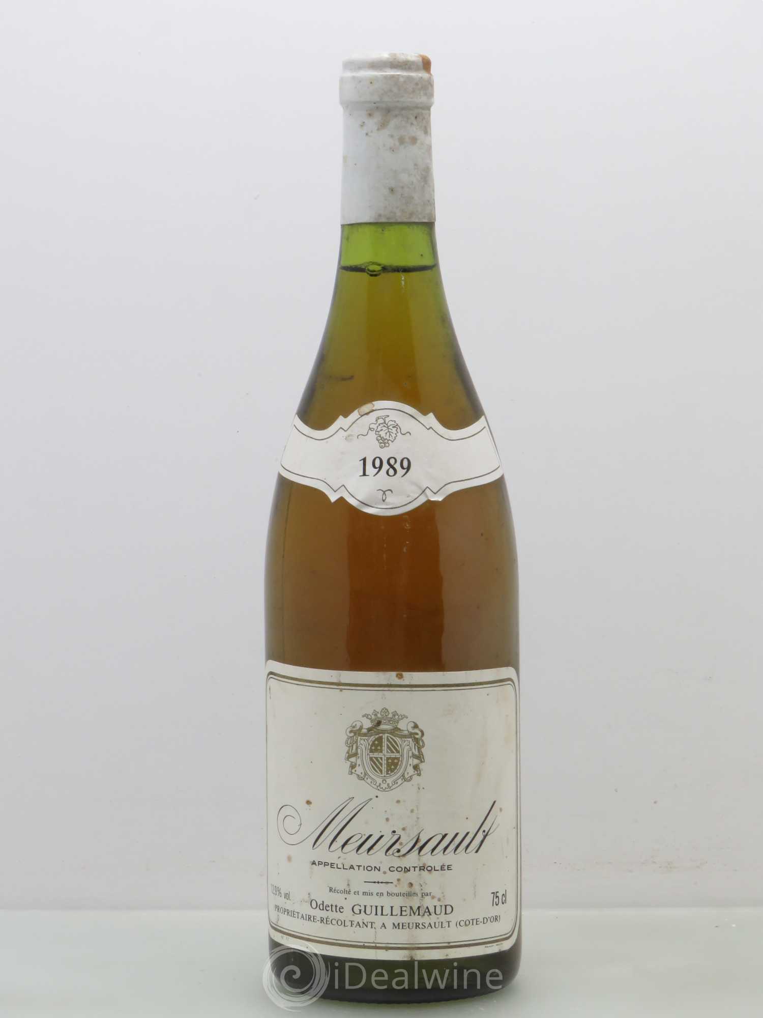 Meursault Odette et Guillemaut 1989 - Posten von 1 Flasche - 0