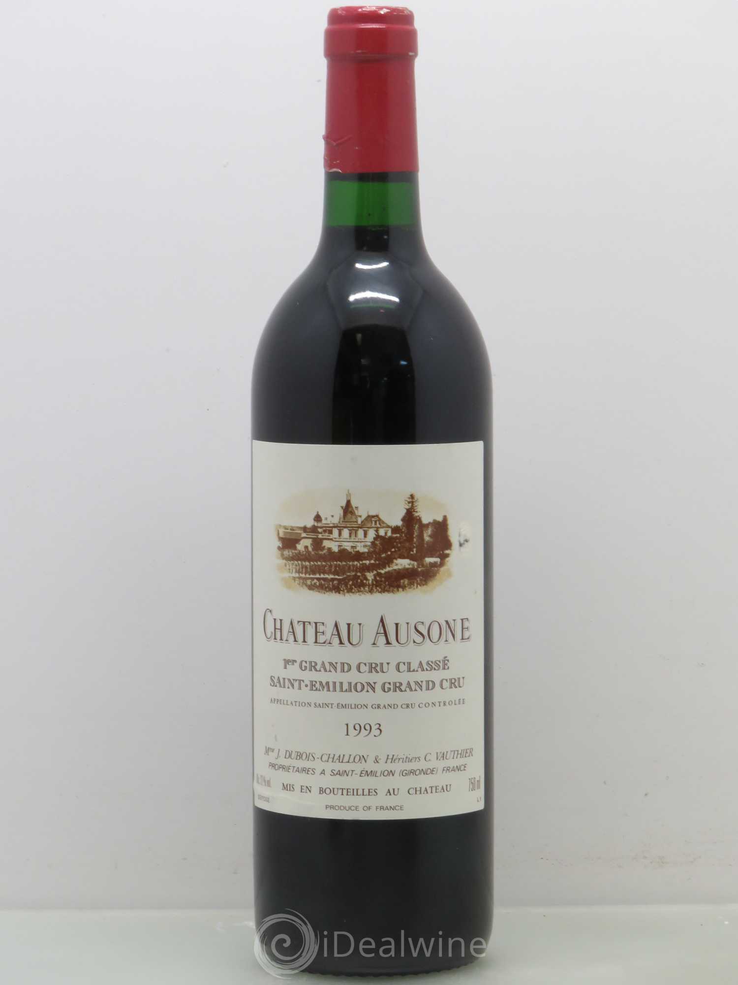 Château Ausone 1er Grand Cru Classé A 1993 - Lot de 1 bouteille - 0
