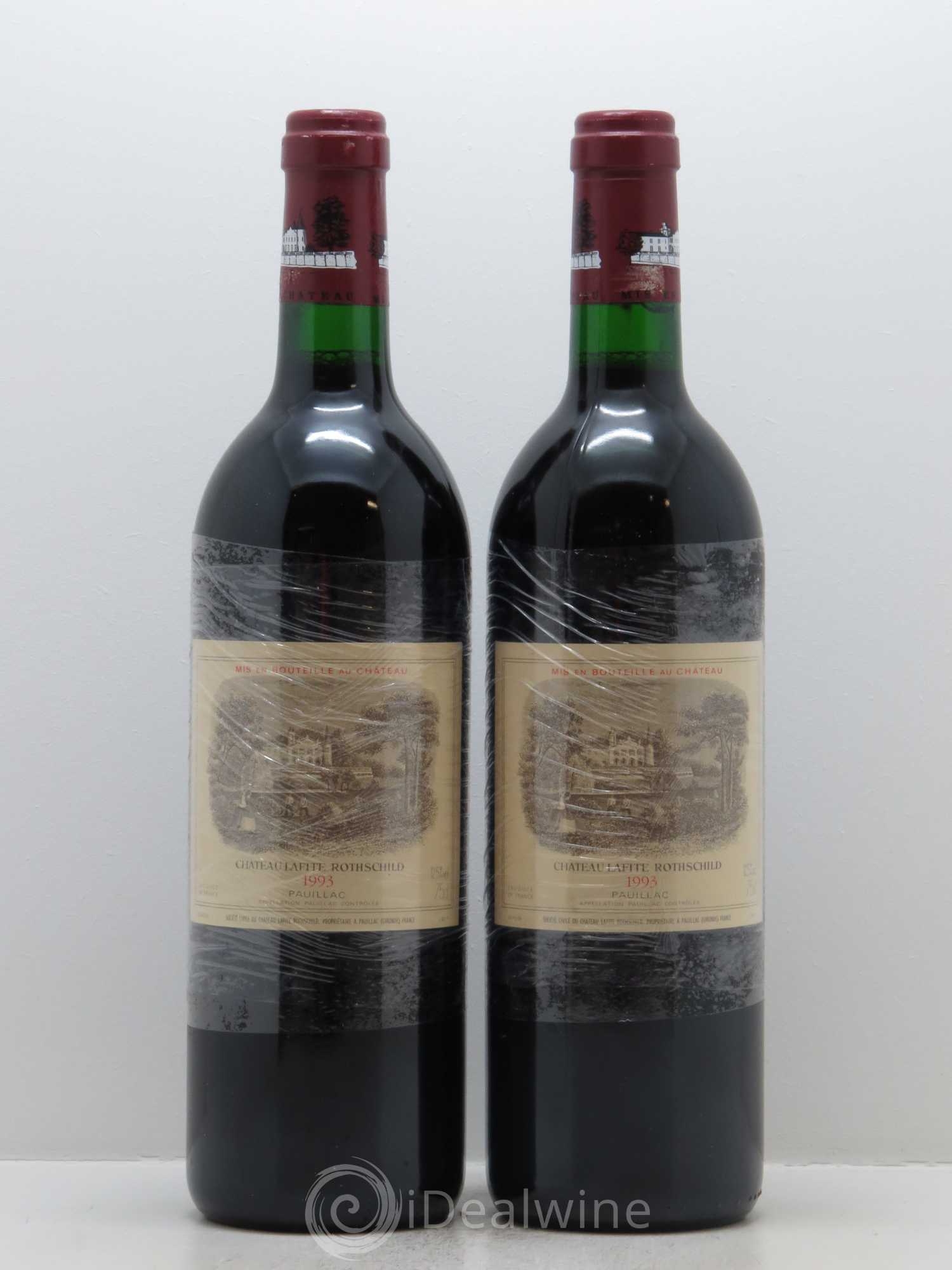 Château Lafite Rothschild 1er Grand Cru Classé 1993 - Lot de 2 bouteilles - 0