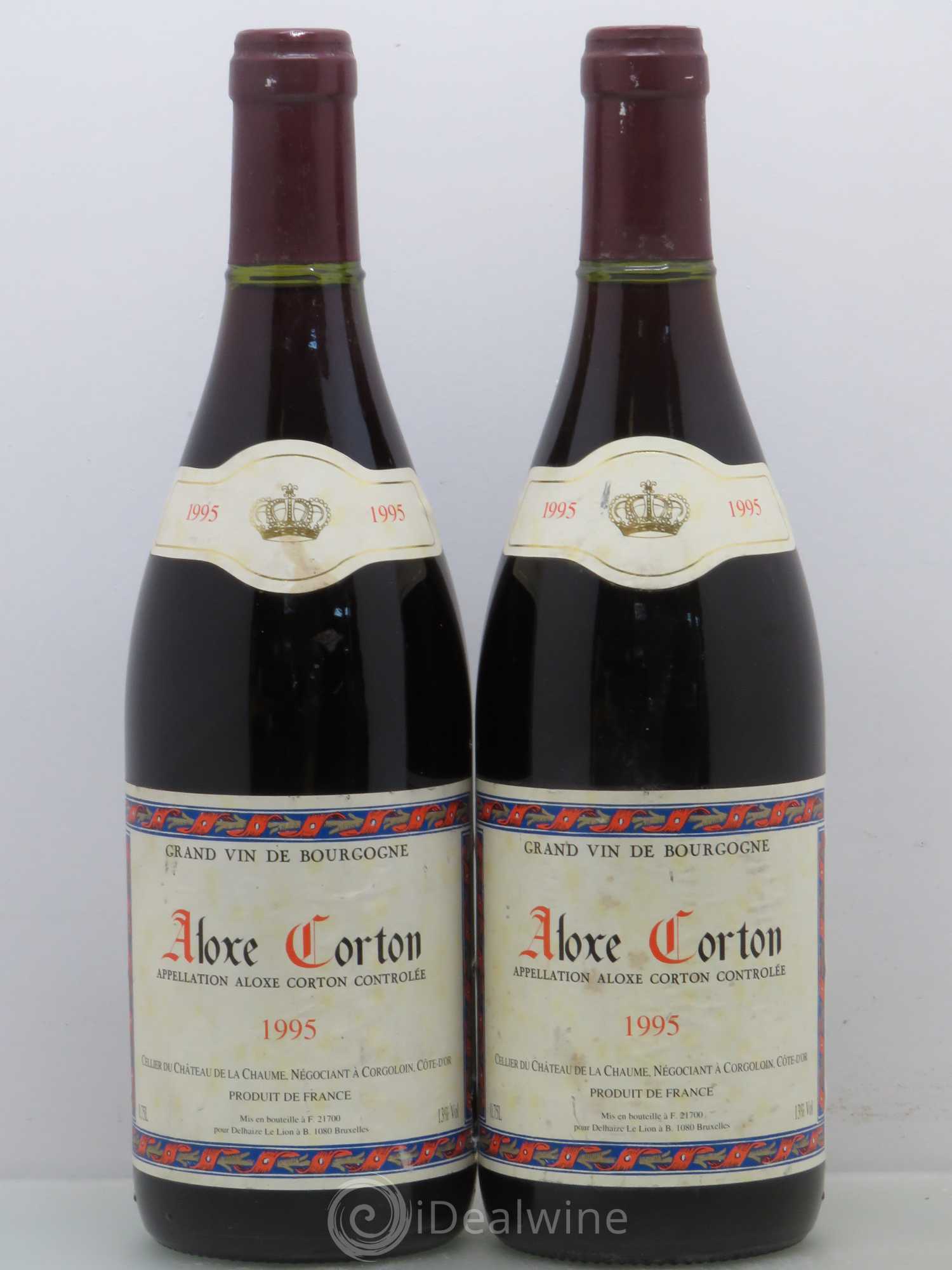 Aloxe-Corton Cellier Du Château de la Chaume 1995 - Posten von 2 Flaschen - 0