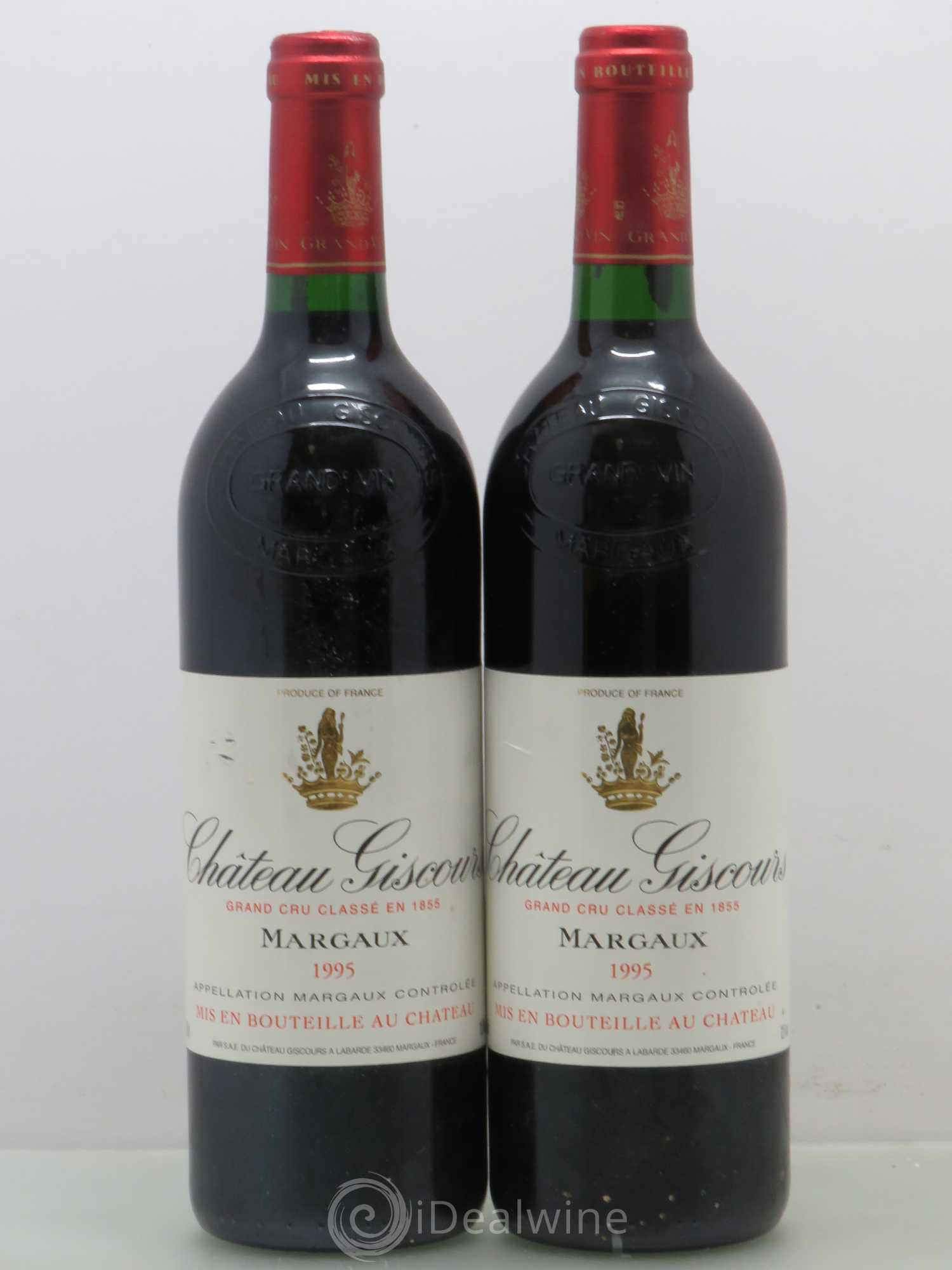 Château Giscours 3ème Grand Cru Classé 1995 - Lot de 2 bouteilles - 0