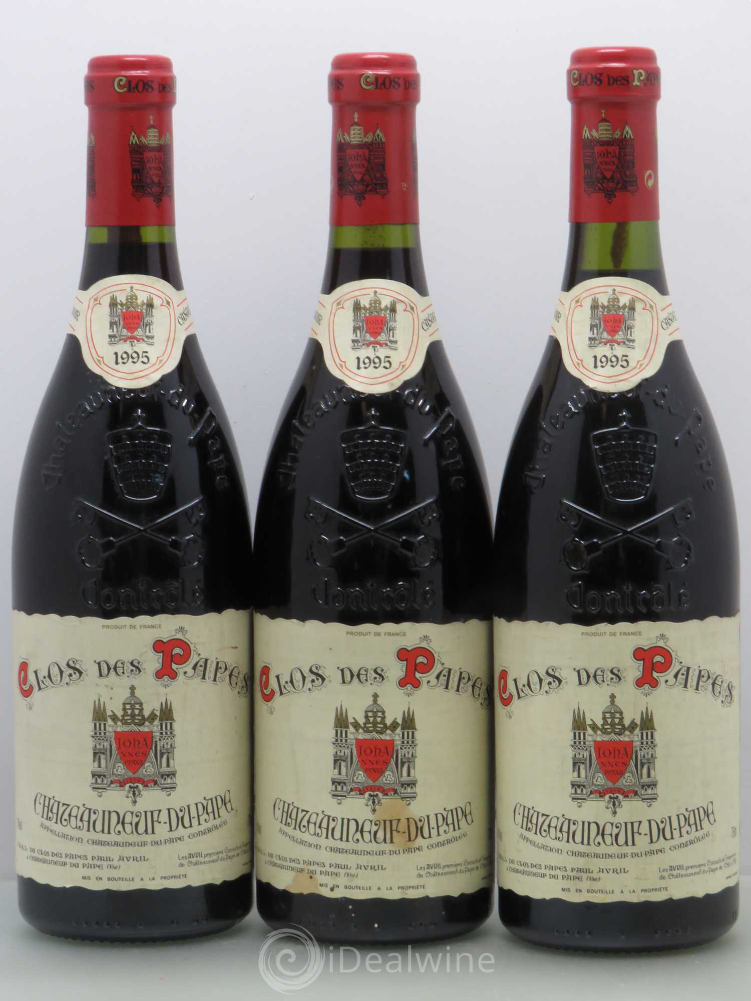 Châteauneuf-du-Pape Clos des Papes - Paul Avril 1995 - Lot de 6 bouteilles - 2