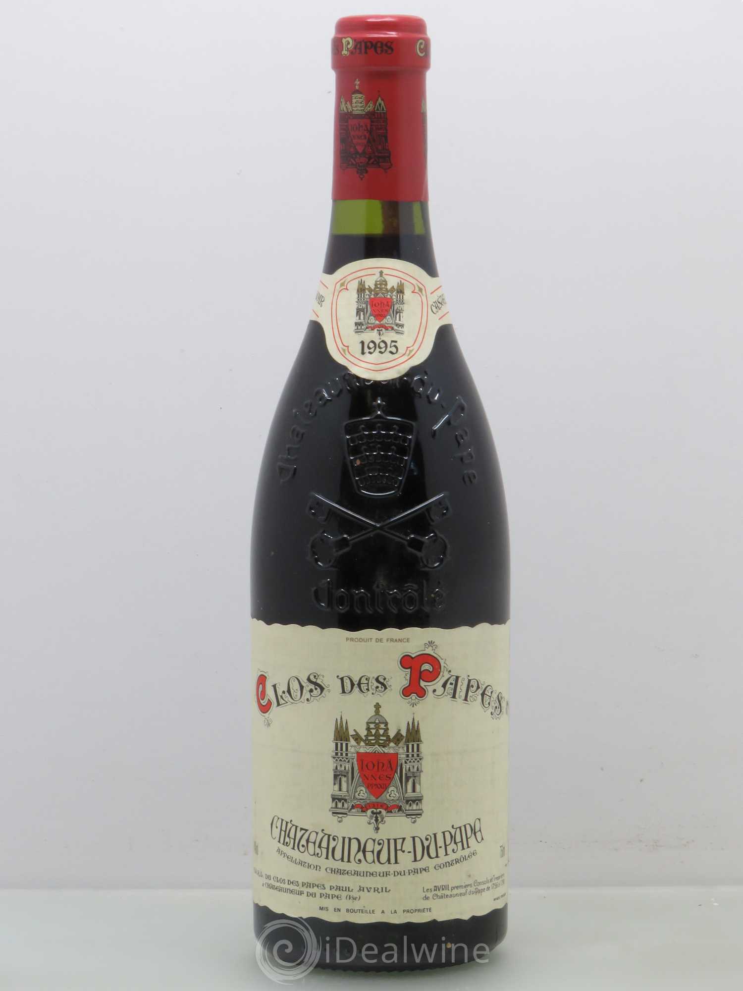 Châteauneuf-du-Pape Clos des Papes - Paul Avril 1995 - Lot de 1 bouteille - 0
