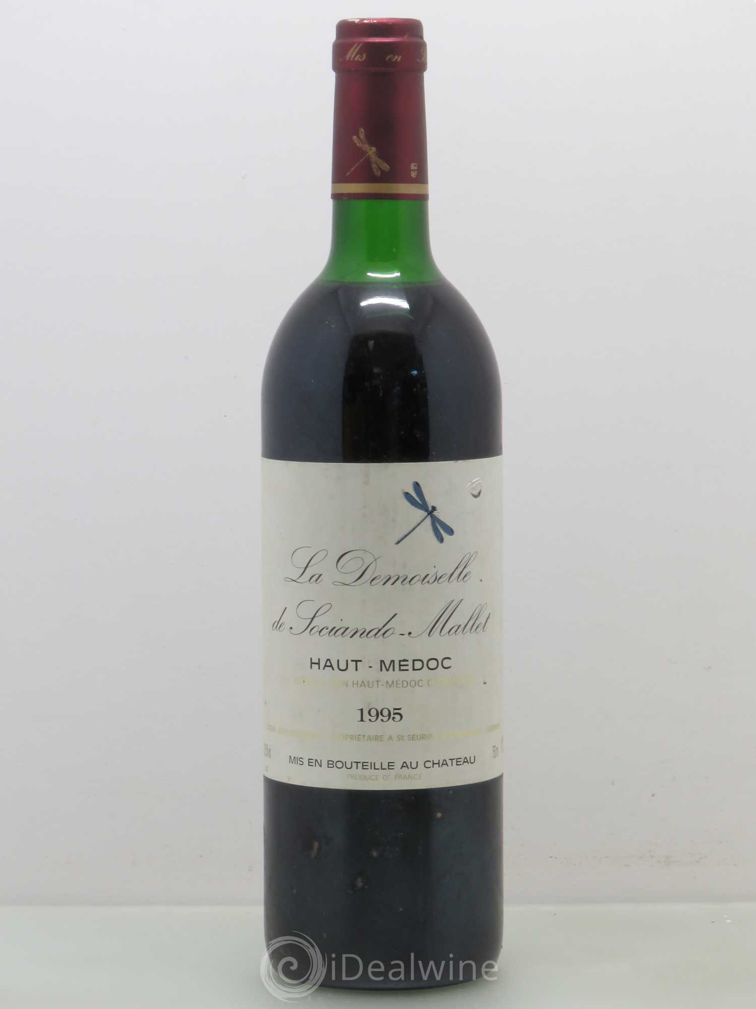 Demoiselle de Sociando Mallet Second Vin 1995 - Lot de 1 bouteille - 0