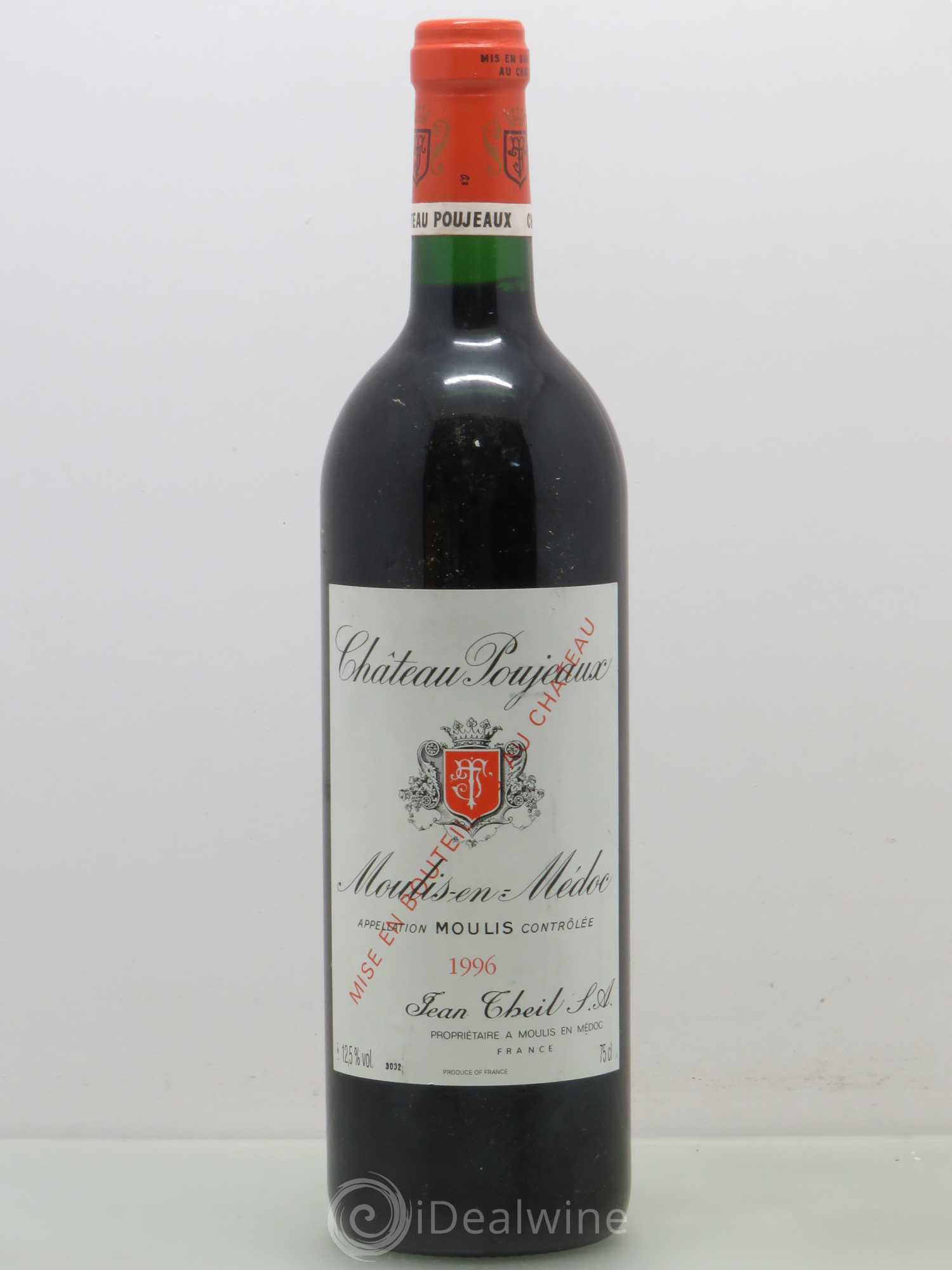 Château Poujeaux 1996 - Lot de 1 bouteille - 0