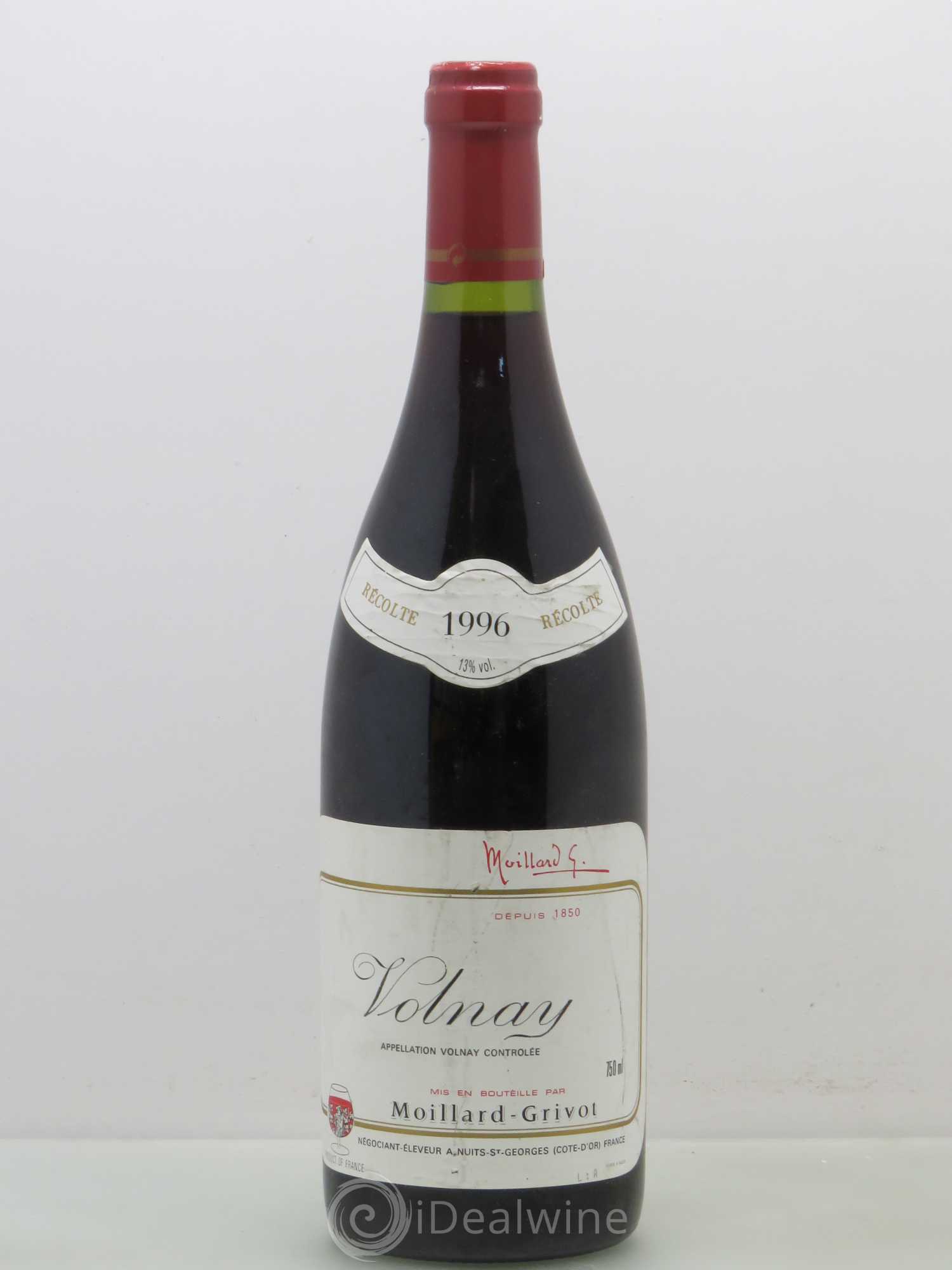 Volnay Moillard-Grivot 1996 - Lot de 1 bouteille - 0