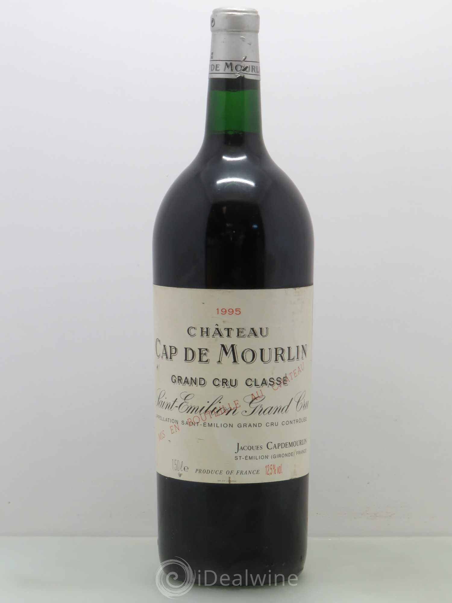 Château Cap de Mourlin Grand Cru Classé 1995 - Lot de 1 magnum - 0