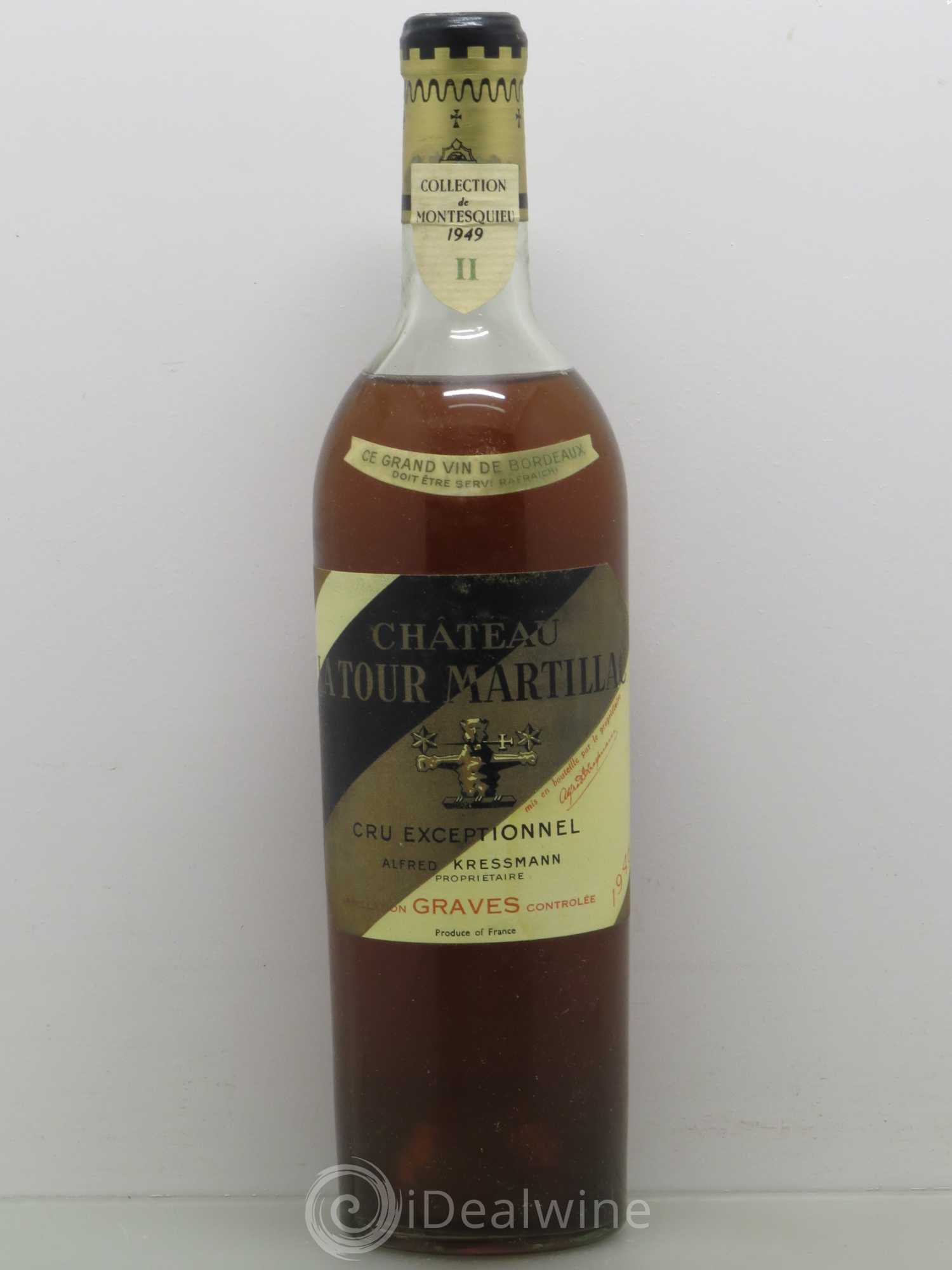 Château Latour-Martillac Cru Classé de Graves 1946 - Posten von 1 Flasche - 0