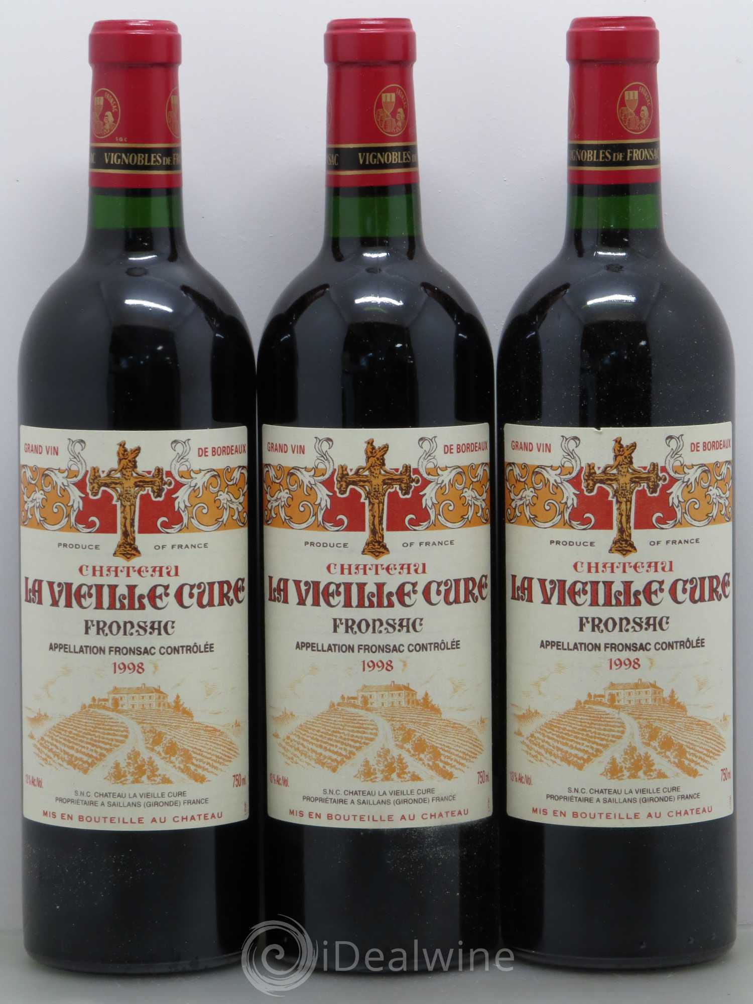Château La Vieille Cure 1998 - Lot de 12 bouteilles - 3