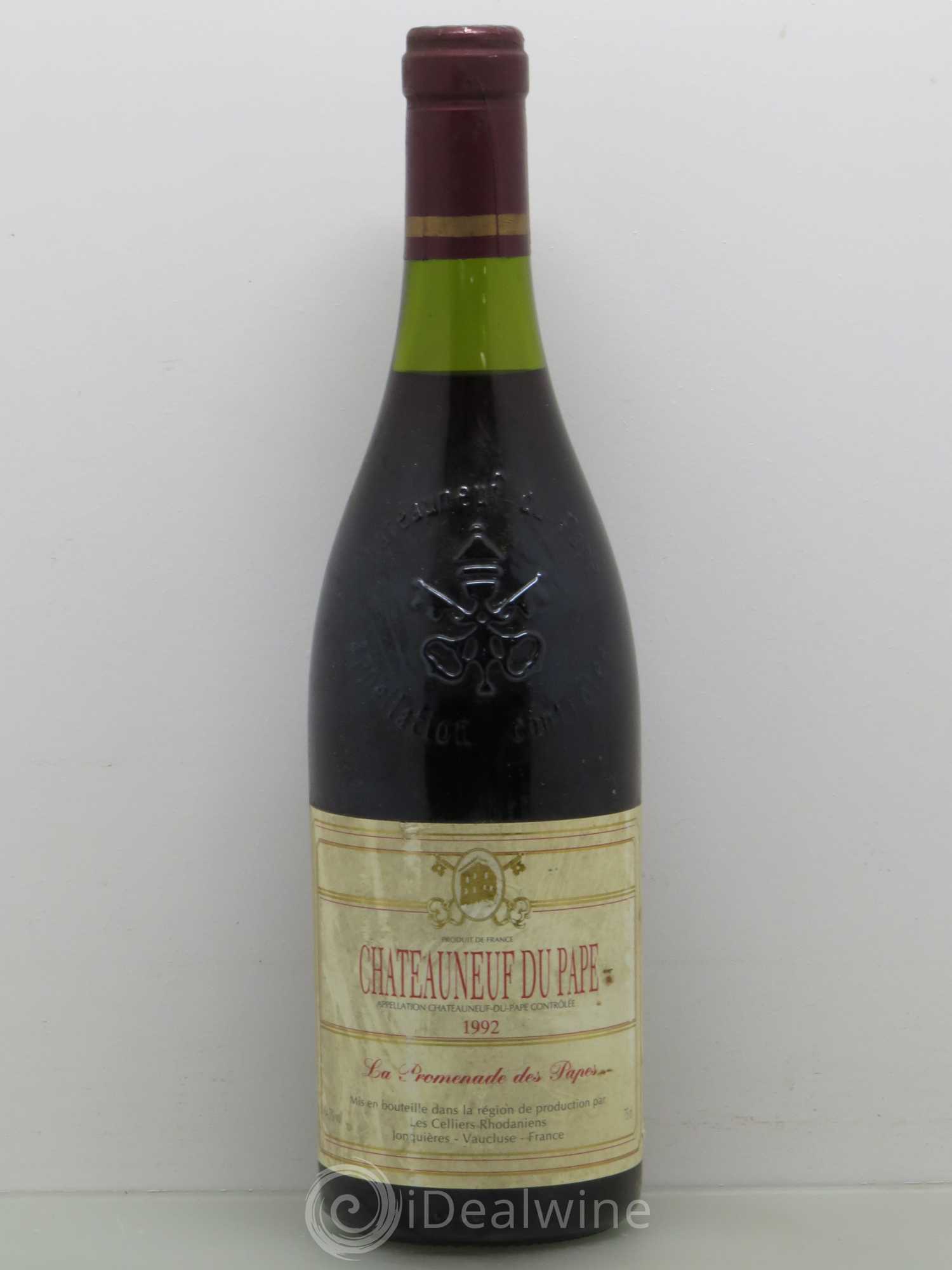 Châteauneuf-du-Pape La Promenade Des Papes 1992 - Lot de 1 bouteille - 0