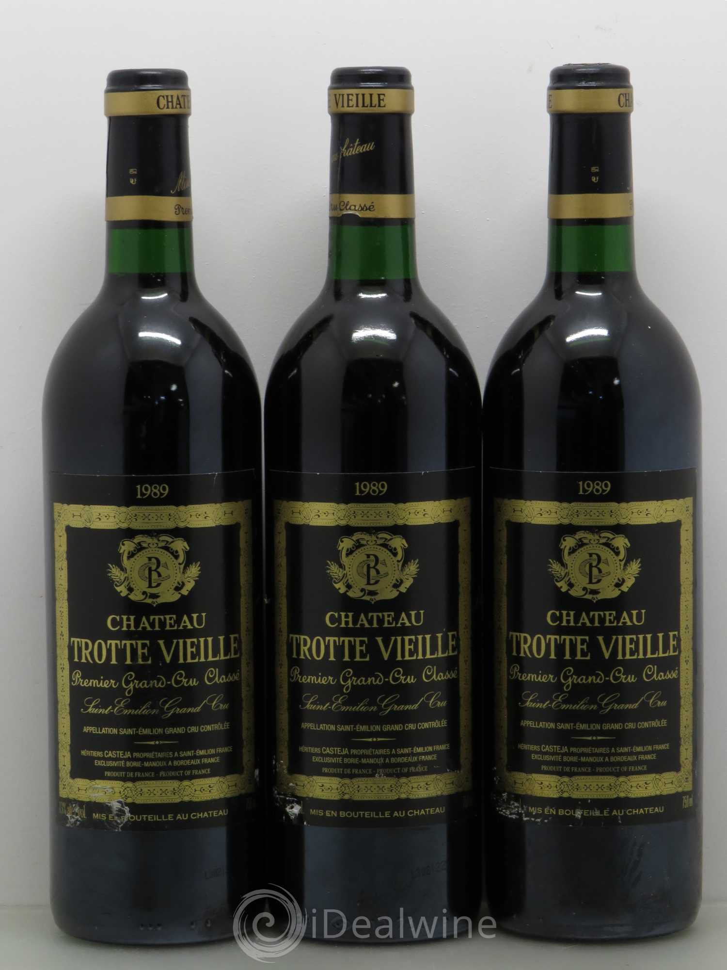 Château Trotte Vieille 1er Grand Cru Classé B 1989 - Lot de 6 bouteilles - 2