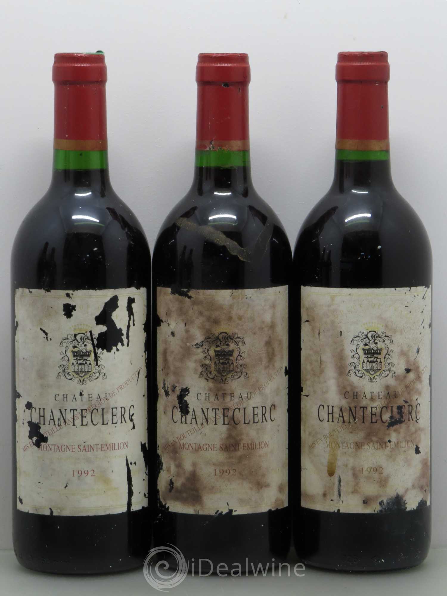 Pauillac Château Chanteclerc 1992 - Posten von 5 Flaschen - 1