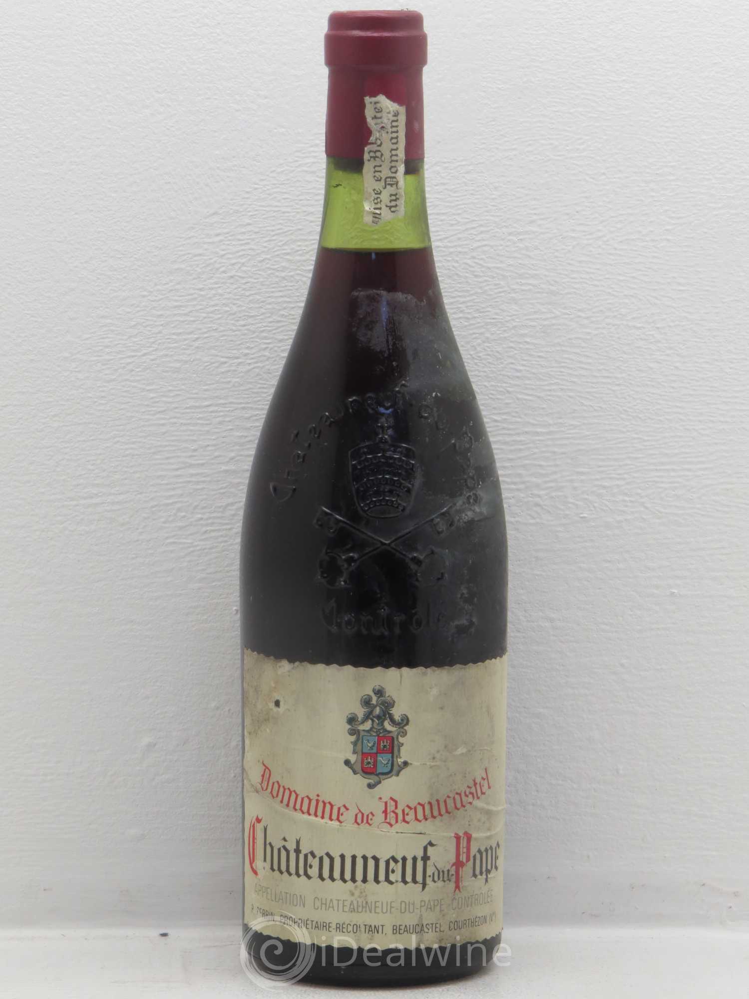 Châteauneuf-du-Pape Château de Beaucastel Famille Perrin - Lot de 1 bouteille - 0