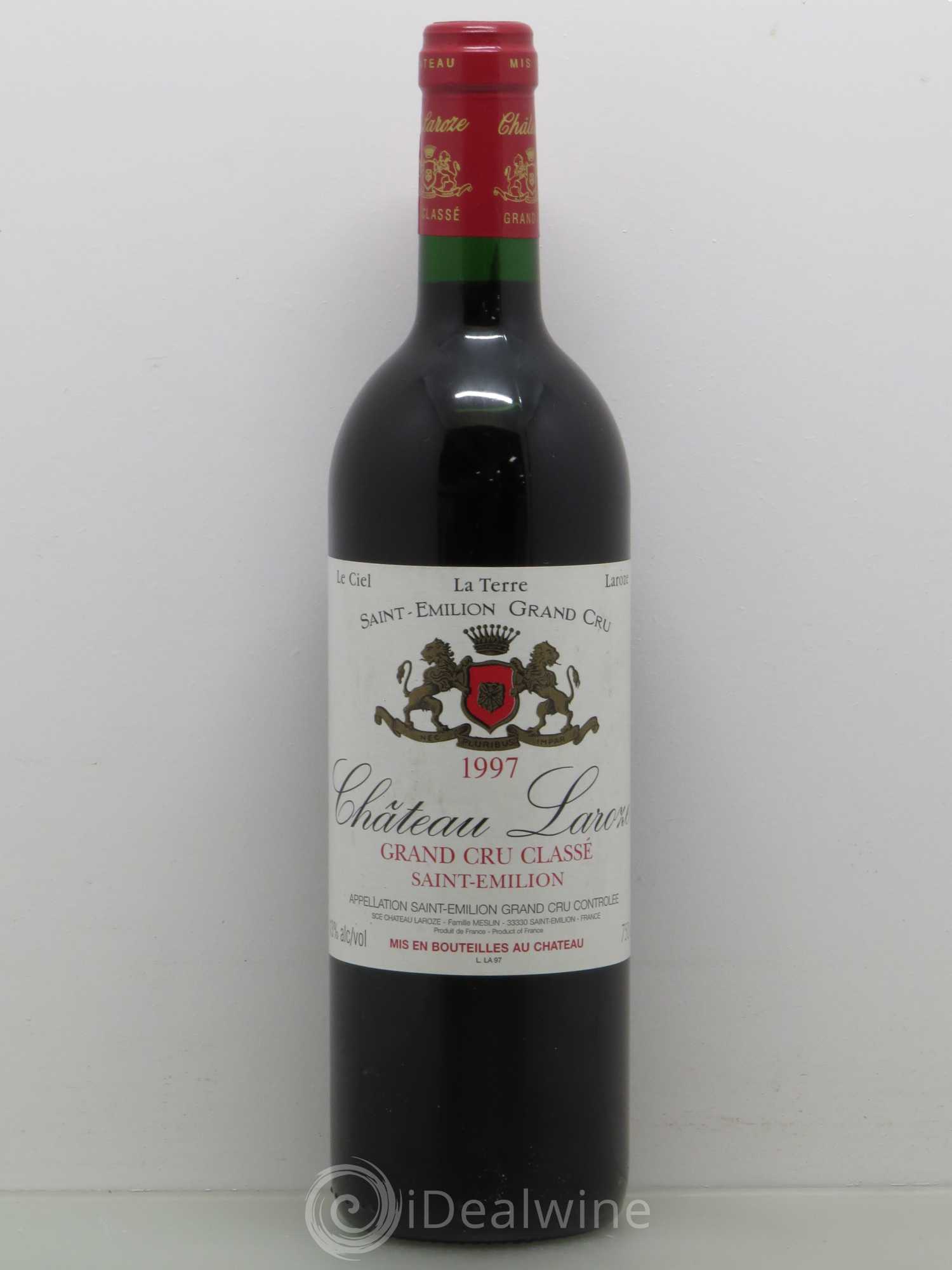 Château Laroze Grand Cru Classé 1997 - Lot de 1 bouteille - 0