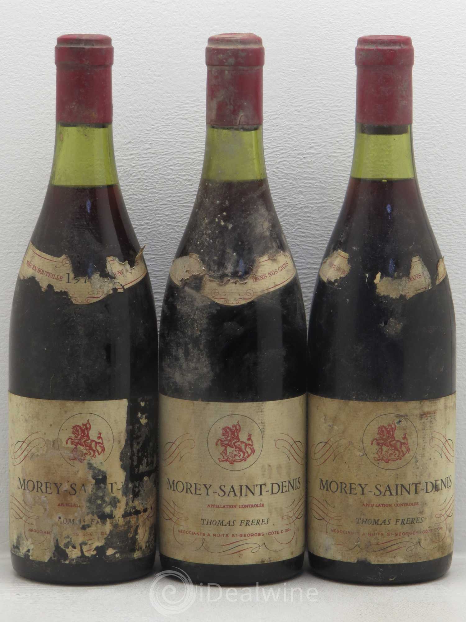 Morey-Saint-Denis Thomas Freres - Lot de 3 bouteilles - 0