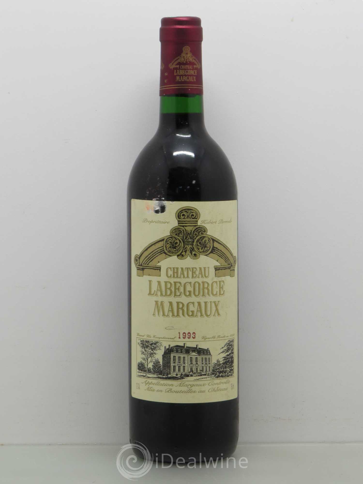 Château Labegorce Cru Bourgeois 1993 - Lot de 1 bouteille - 0