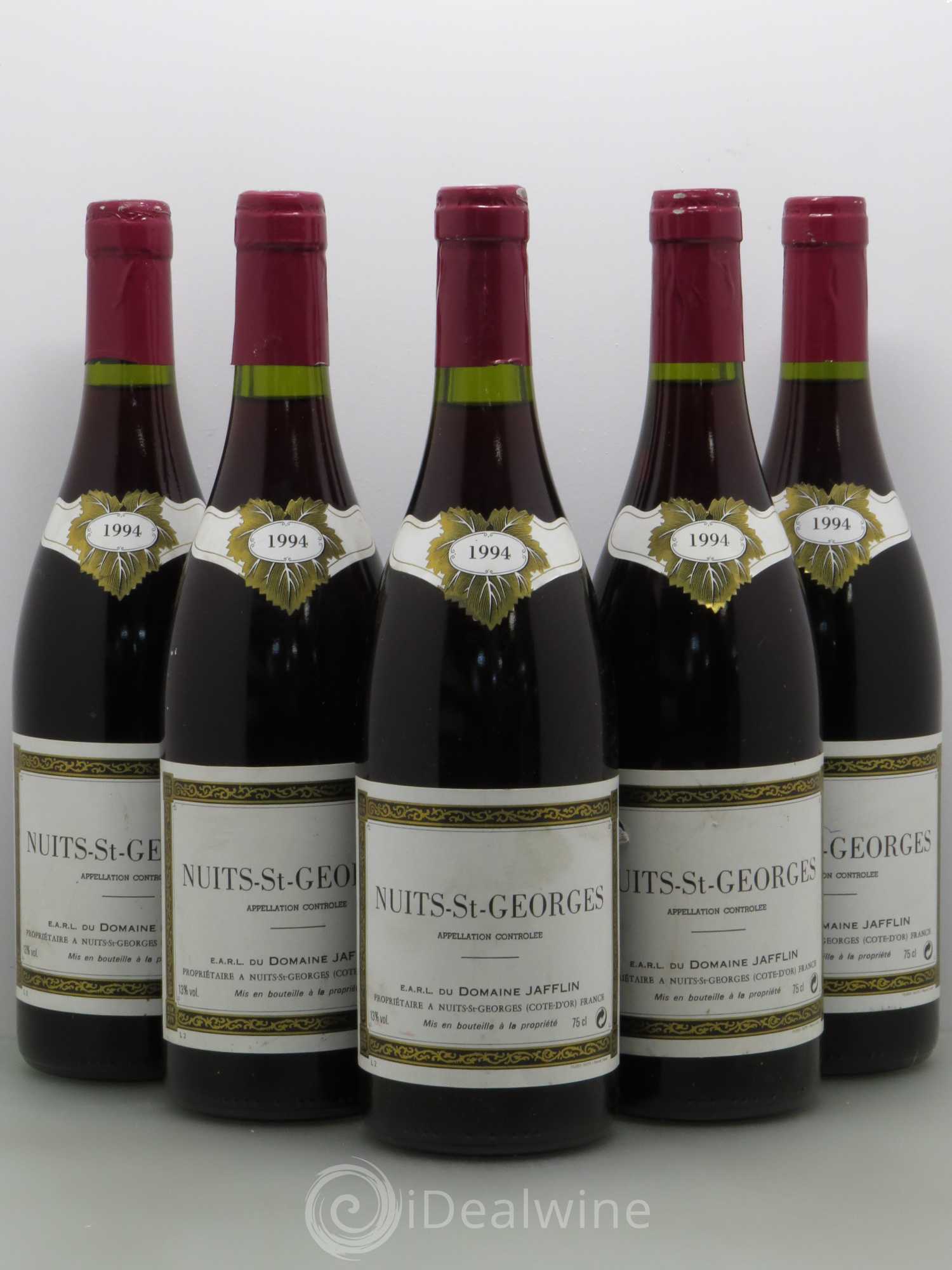Nuits-Saint-Georges Domaine Jafflin 1994 - Lot de 5 bouteilles - 0