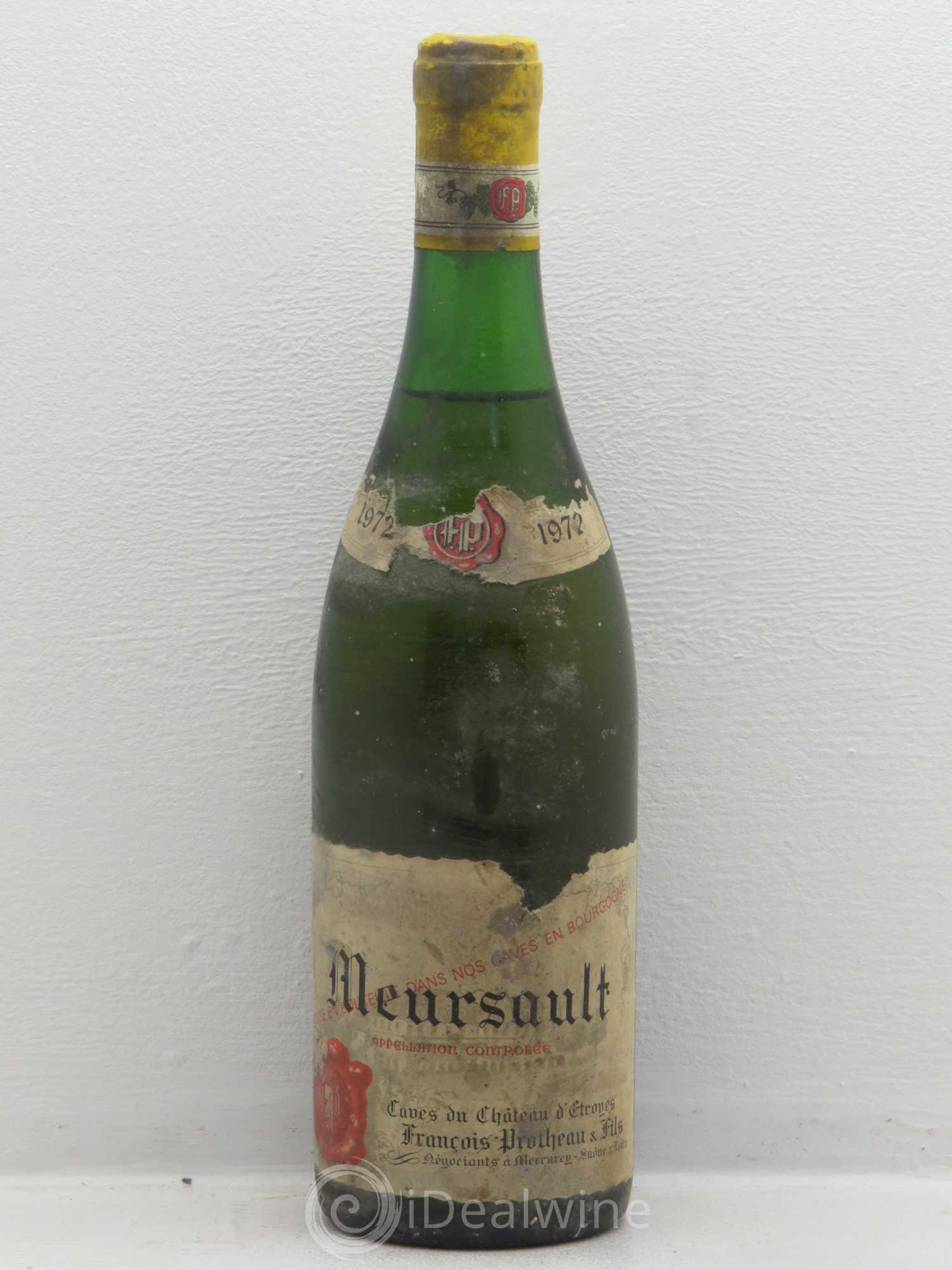 Meursault François Protheau et Fils 1972 - Posten von 1 Flasche - 0