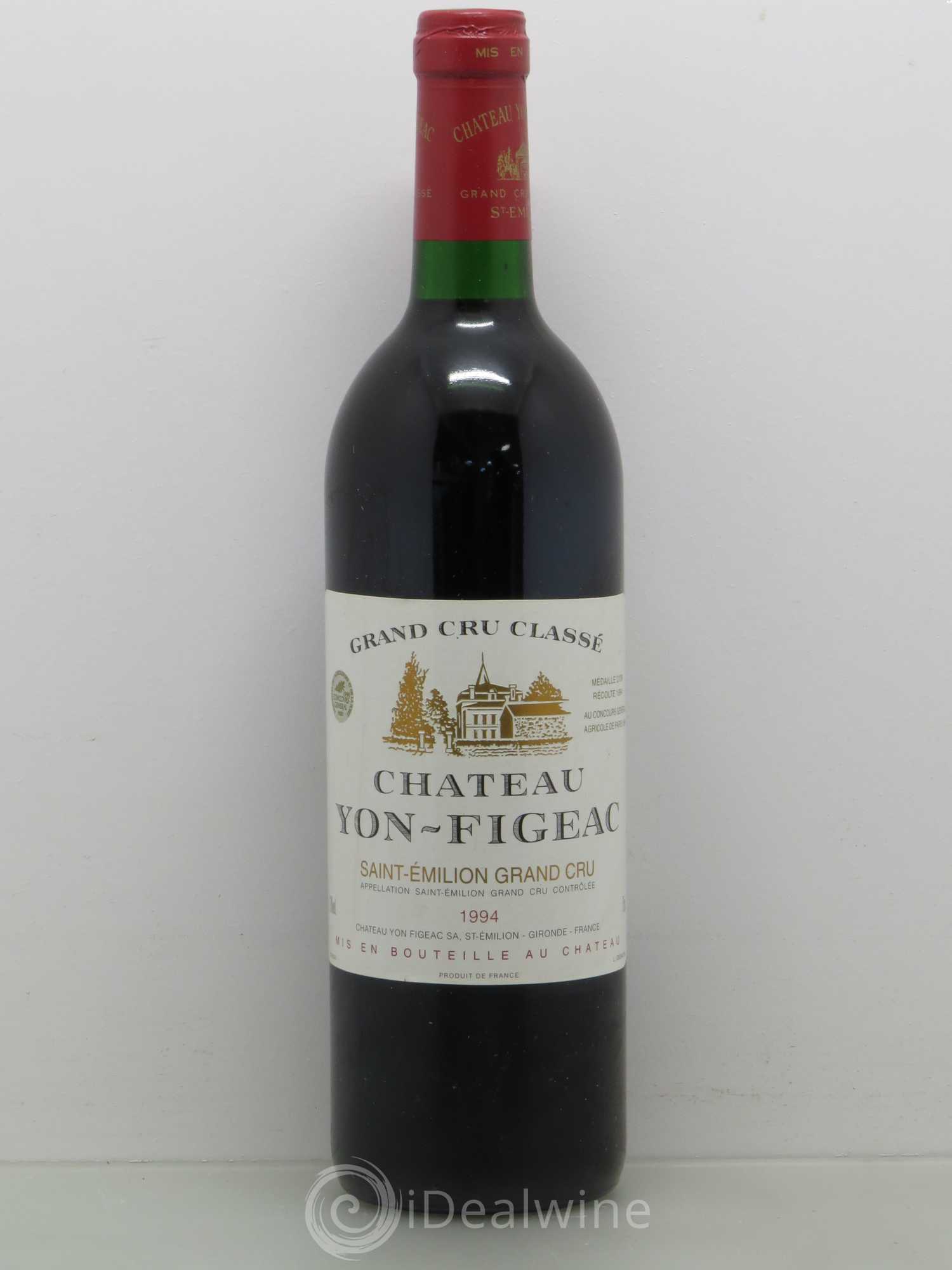 Château Yon Figeac Grand Cru Classé 1994 - Lot de 1 bouteille - 0
