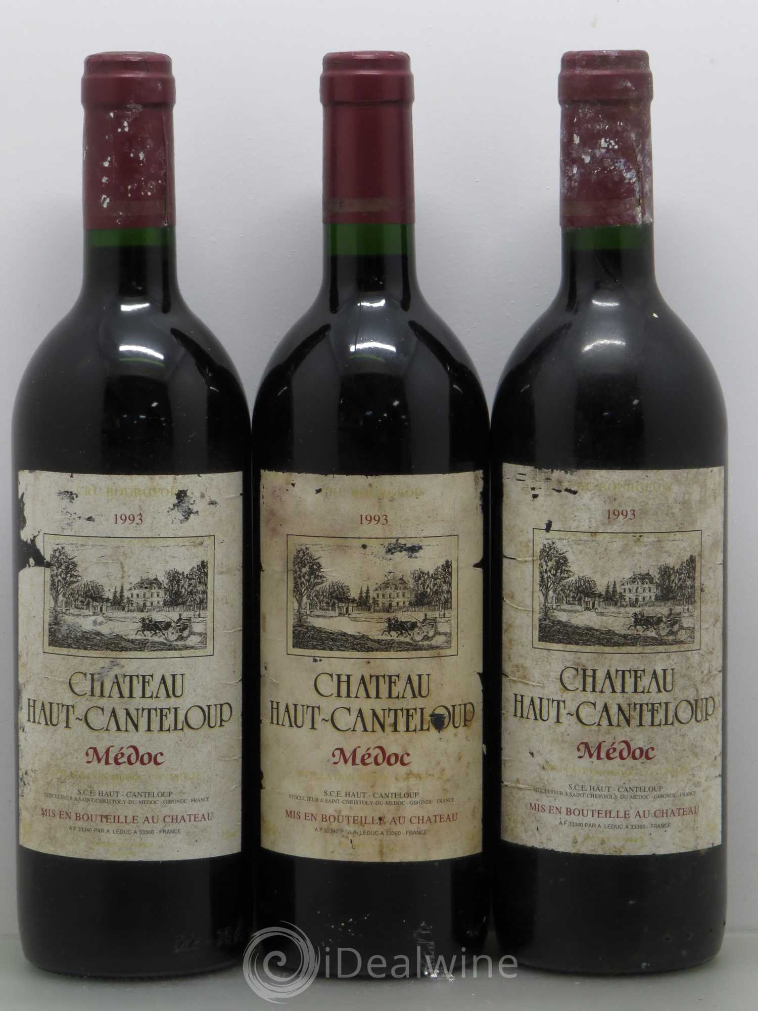 Château Haut Canteloup Cru Bourgeois (sans prix de réserve) 1993 - Lot de 9 bouteilles - 3