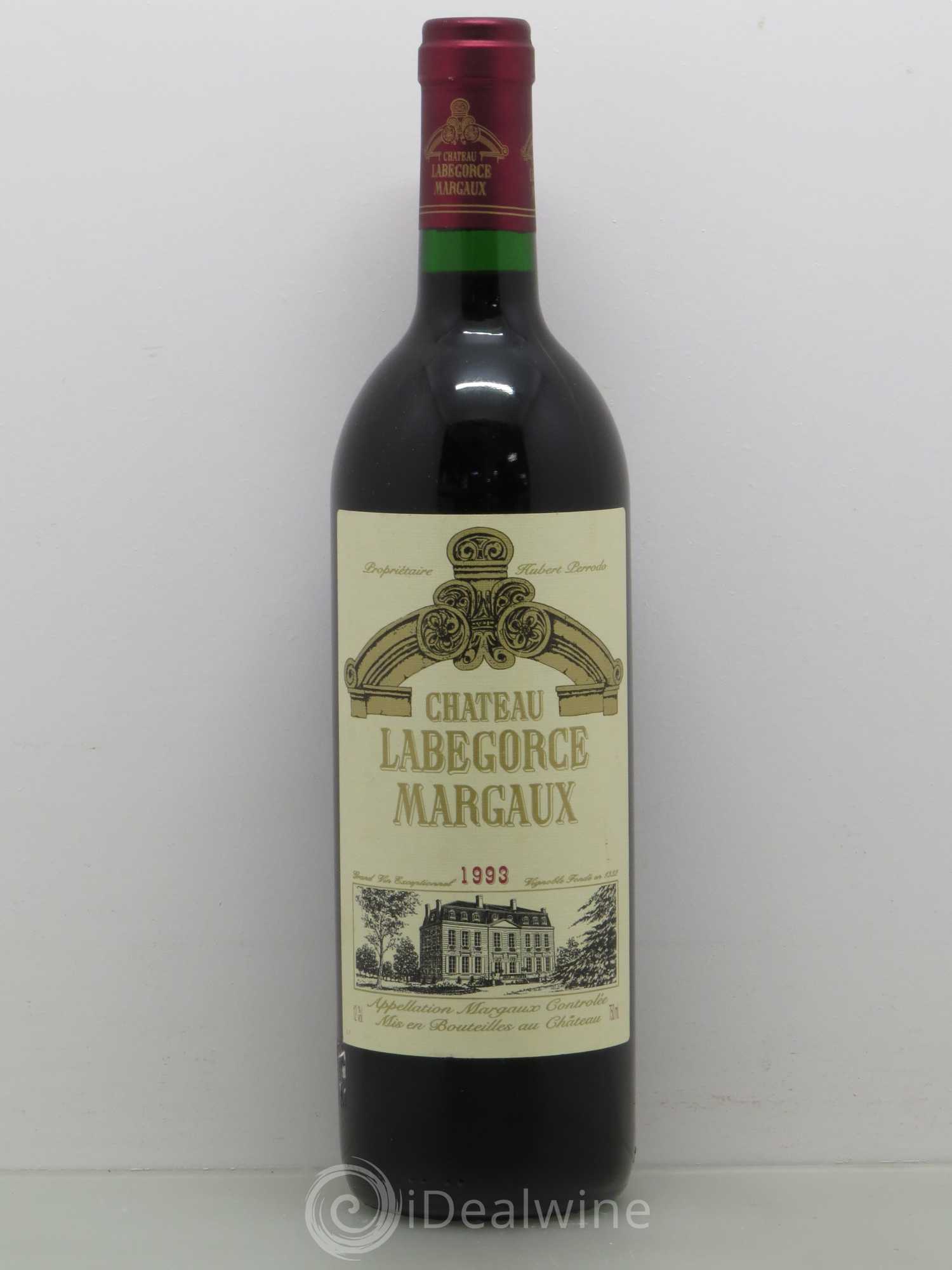 Château Labegorce Cru Bourgeois 1993 - Lot de 1 bouteille - 0