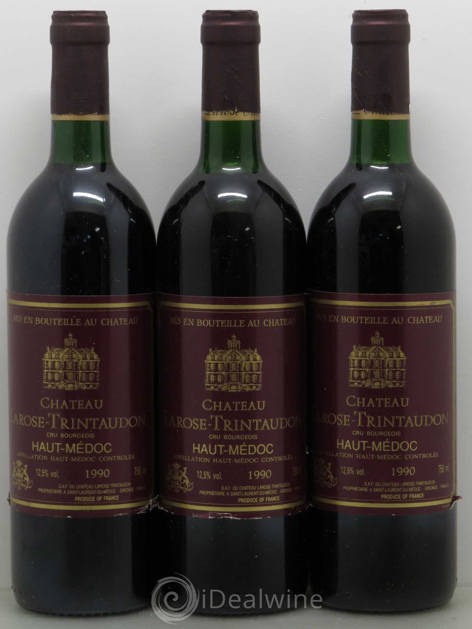 Bordeaux Trintaudon Haut Medoc (sans prix de reserve) 1990 - Posten von 12 Flaschen - 1