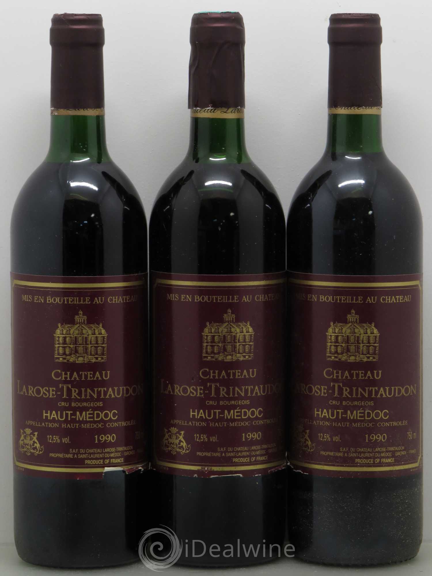 Bordeaux Trintaudon Haut Medoc (sans prix de reserve) 1990 - Posten von 12 Flaschen - 3