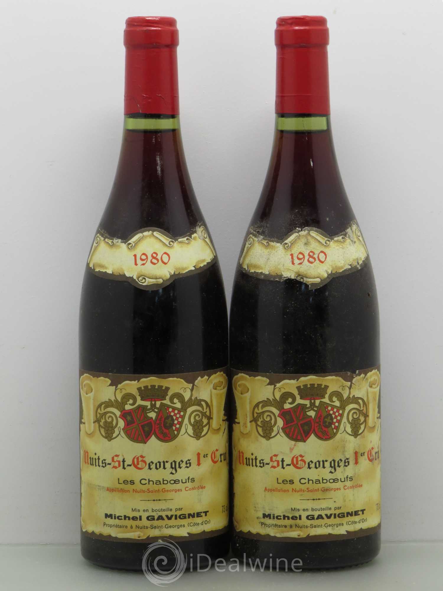 Nuits-Saint-Georges 1er Cru 1980 - Posten von 2 Flaschen - 0