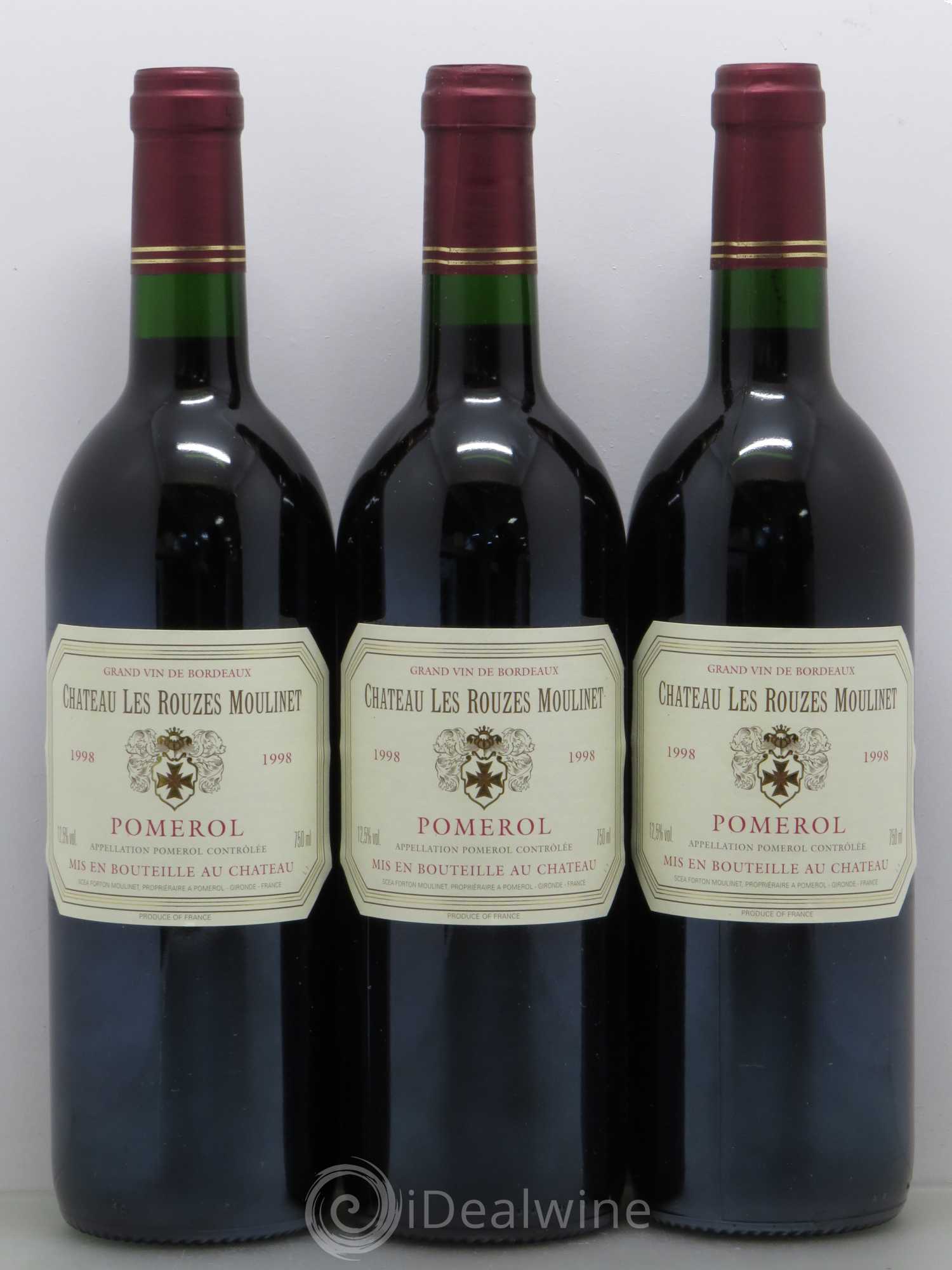 Pomerol Château Rouze Moulinet 1998 - Lot de 12 bouteilles - 2