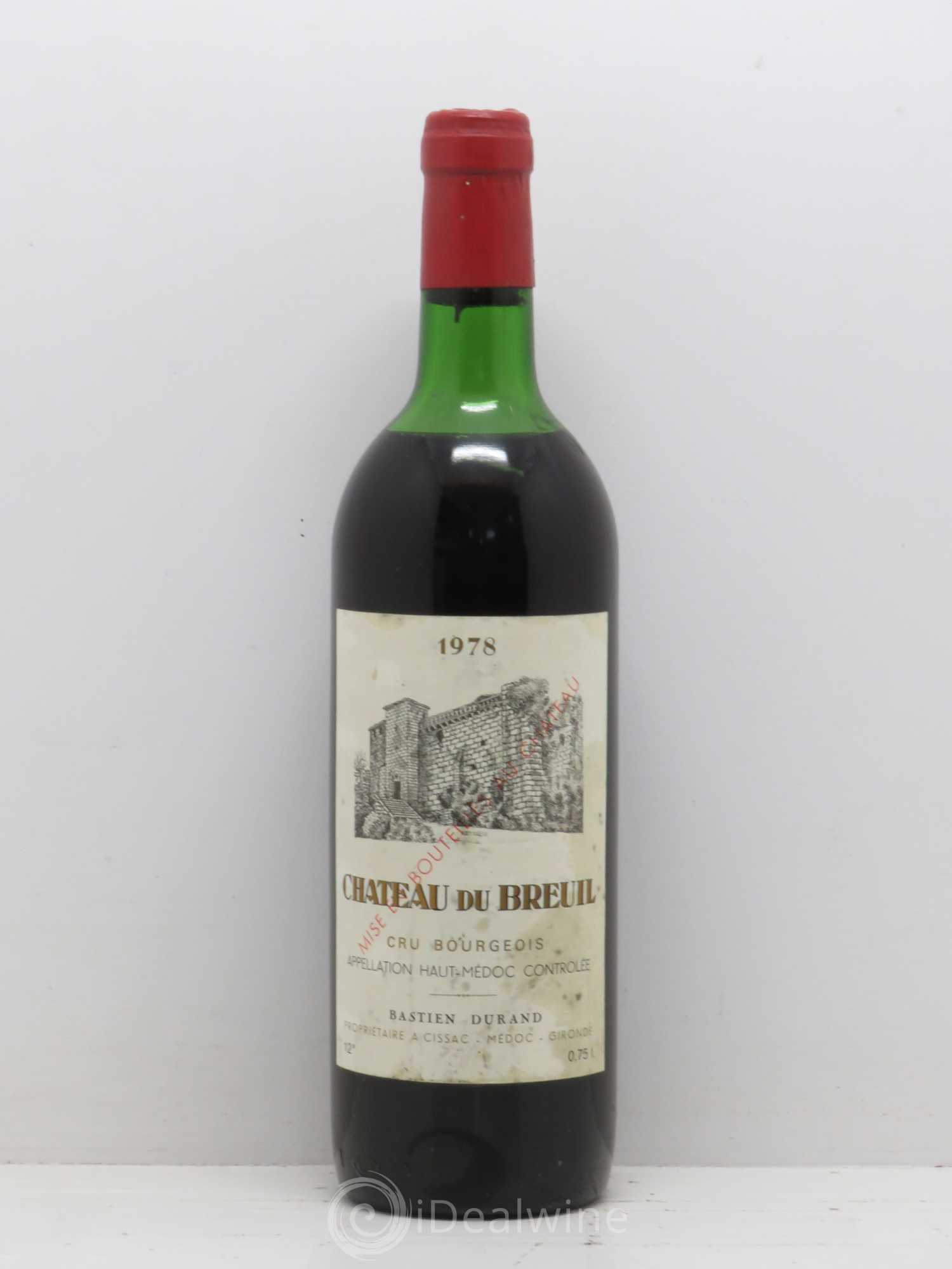 Bordeaux Château Du Breuil 1978 - Posten von 1 Flasche - 0
