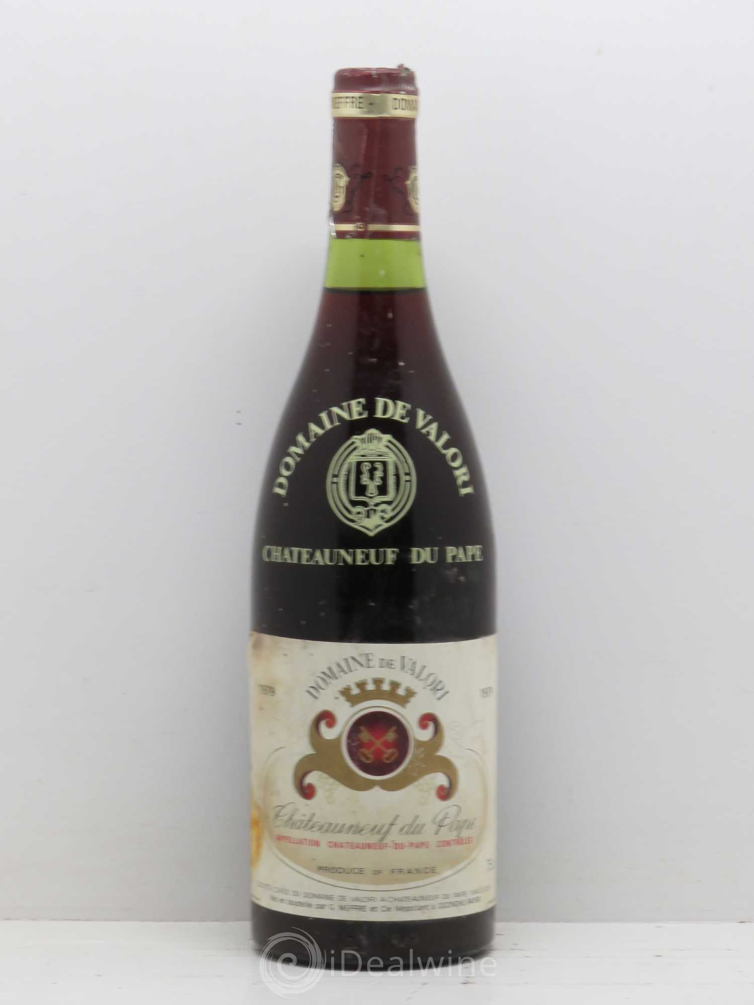 Châteauneuf-du-Pape Domaine De Valori 1979 - Posten von 1 Flasche - 0