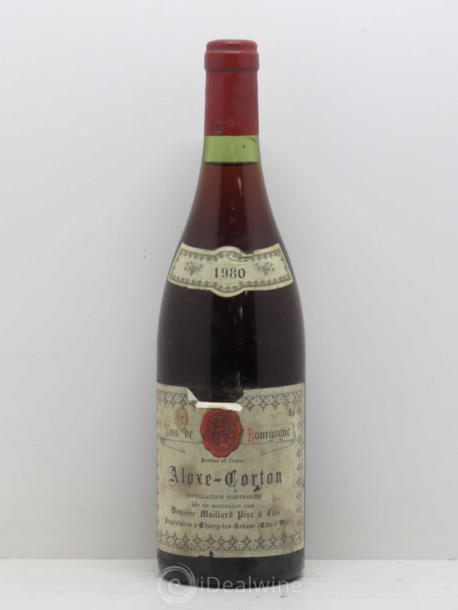 Aloxe-Corton Domaine Maillard Pere Et Fils 1980 - Posten von 1 Flasche - 0