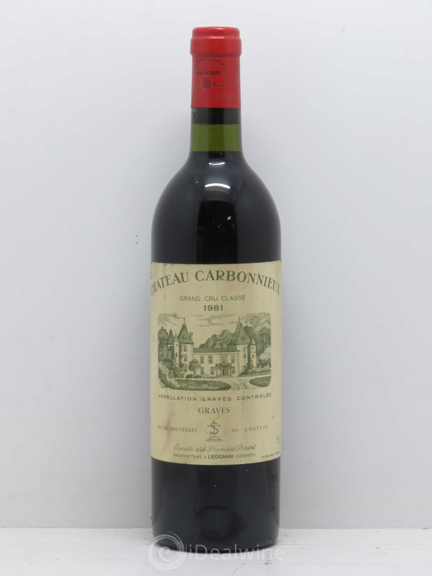 Château Carbonnieux Cru Classé de Graves 1981 - Lot de 1 bouteille - 0