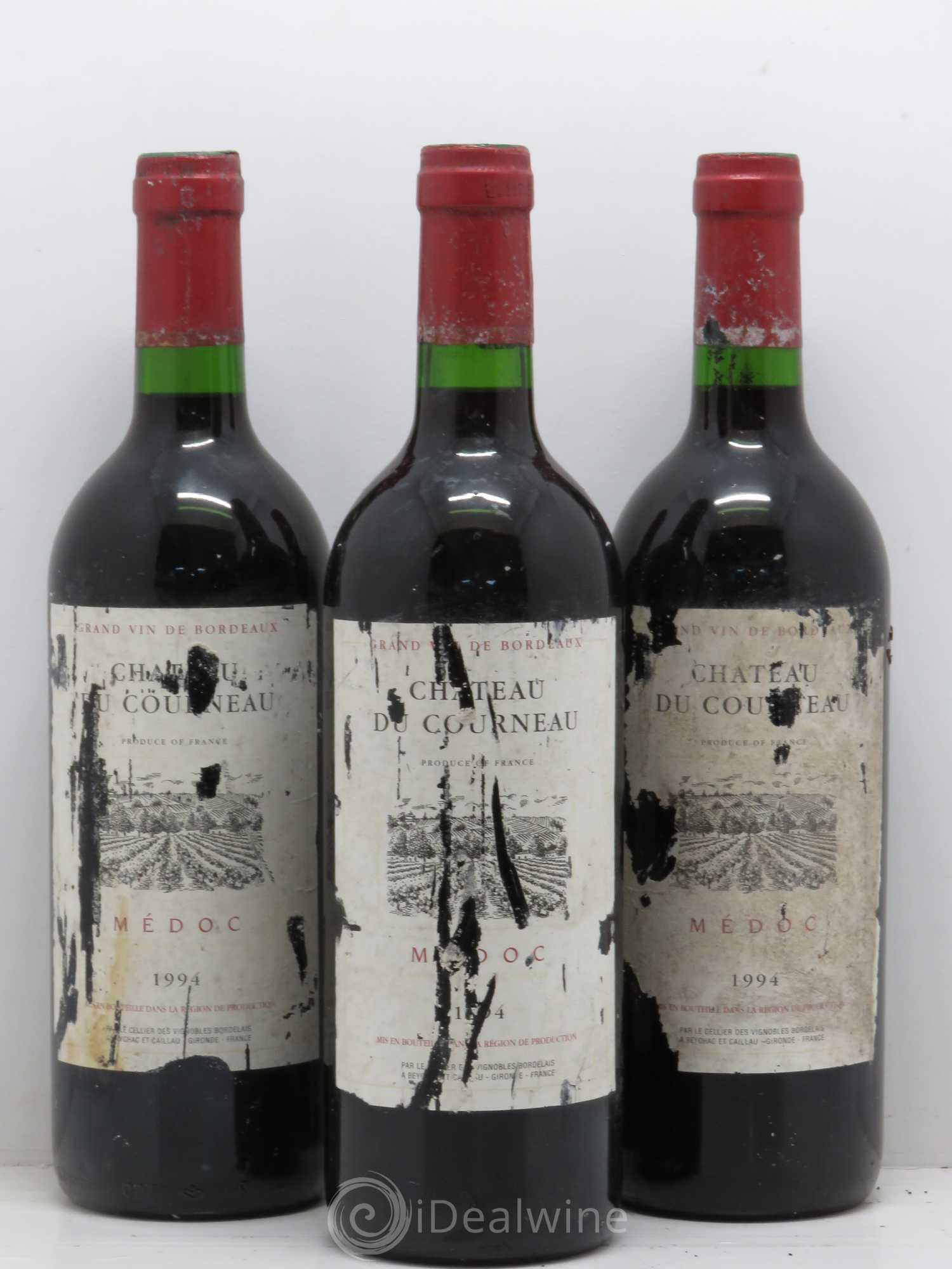 Saint-Émilion Château Du Courneau 1994 - Lot de 6 bouteilles - 1