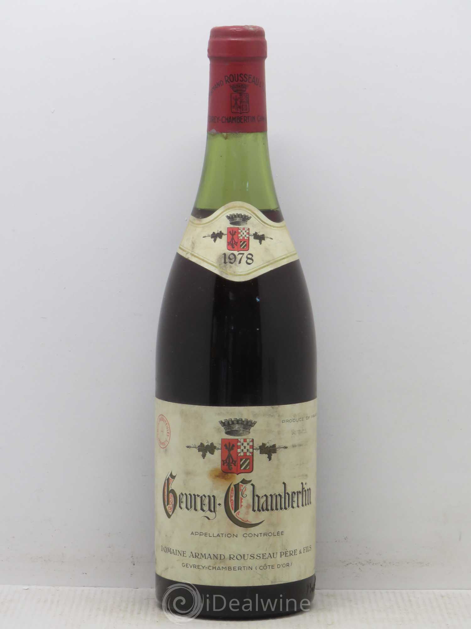 Gevrey-Chambertin Armand Rousseau (Domaine) 1978 - Lot de 1 bouteille - 0