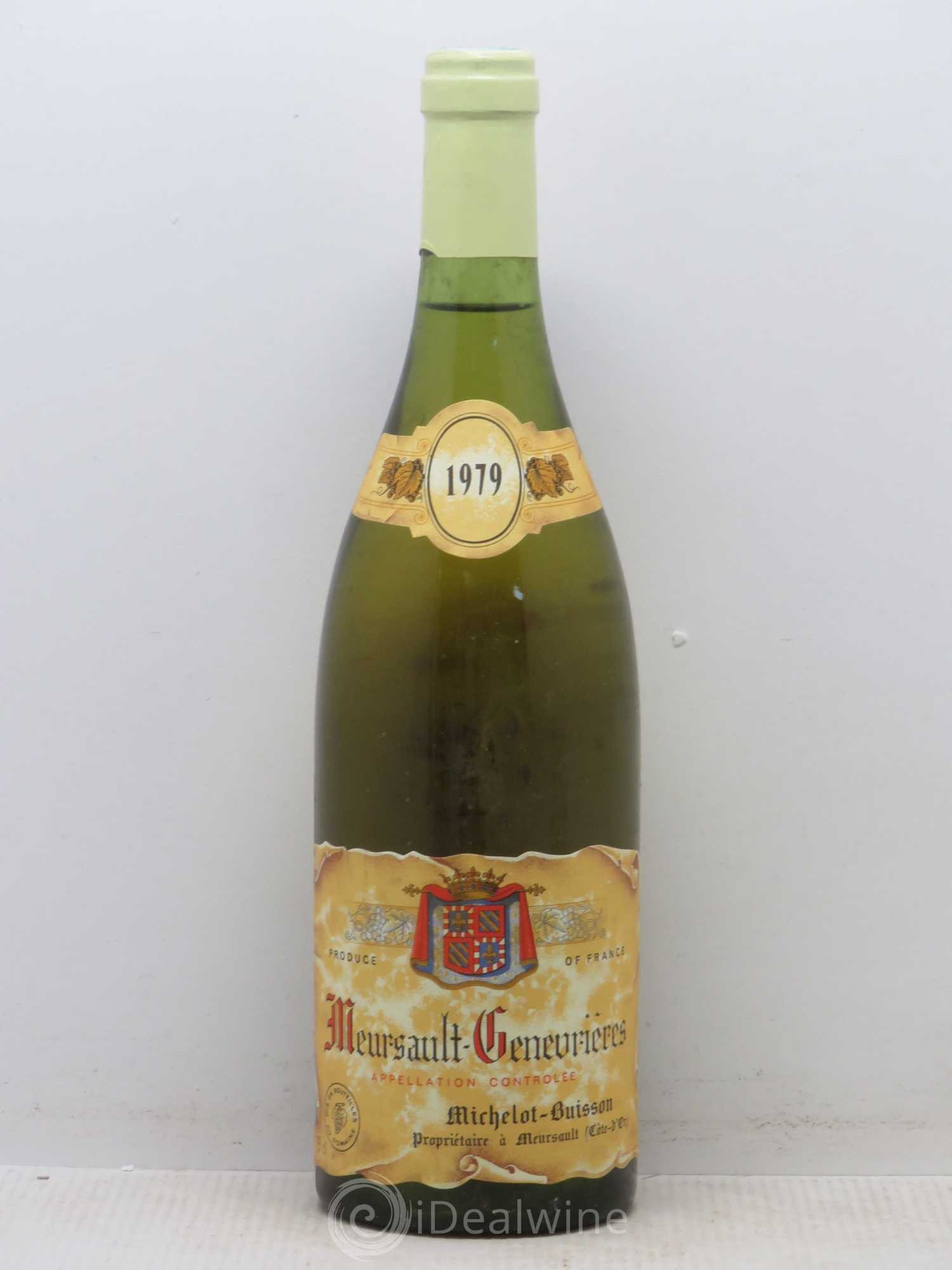 Meursault Genevrieres Michelot Buisson 1979 - Posten von 1 Flasche - 0