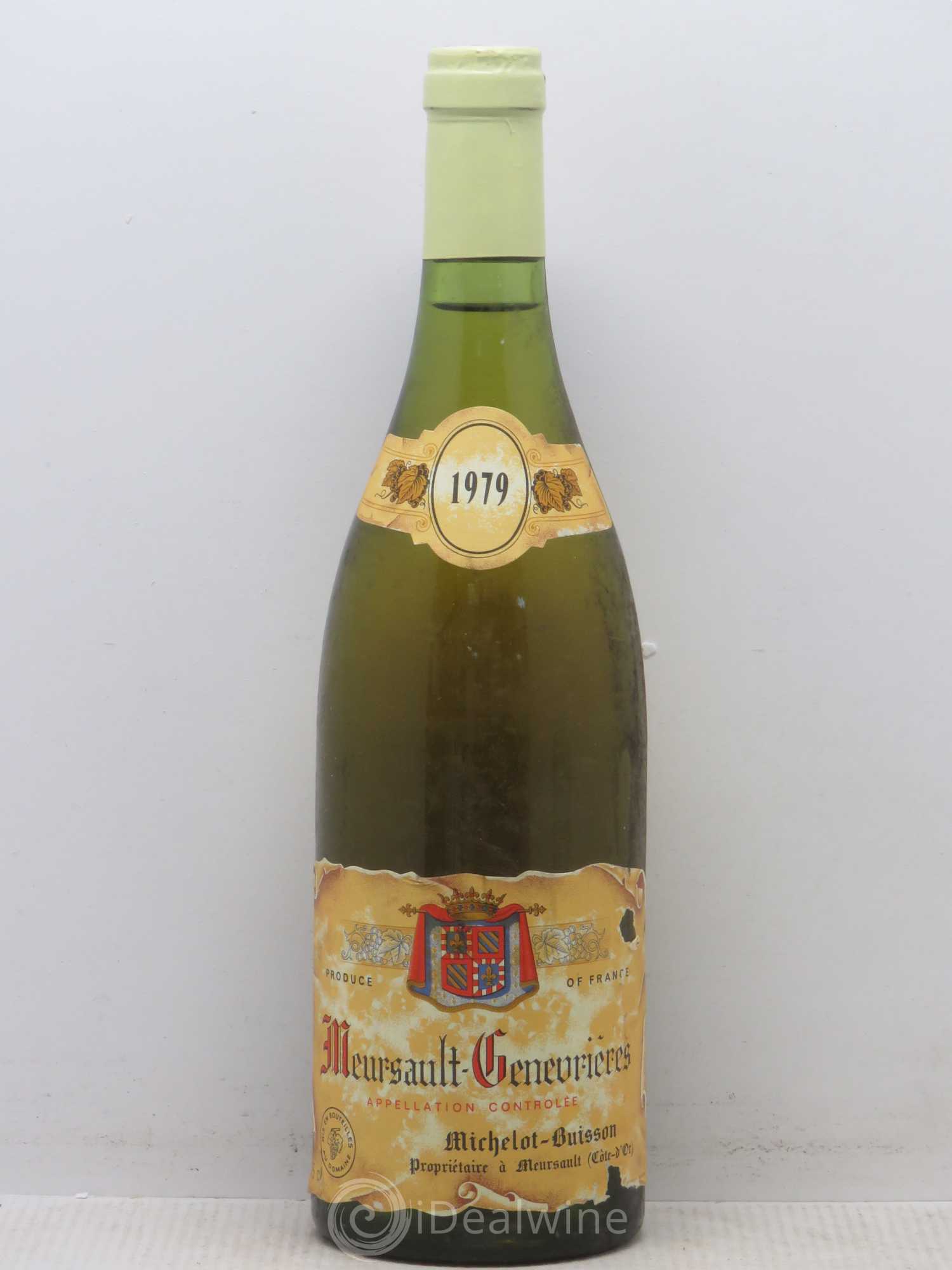 Meursault Genevrieres Michelot Buisson 1979 - Posten von 1 Flasche - 0