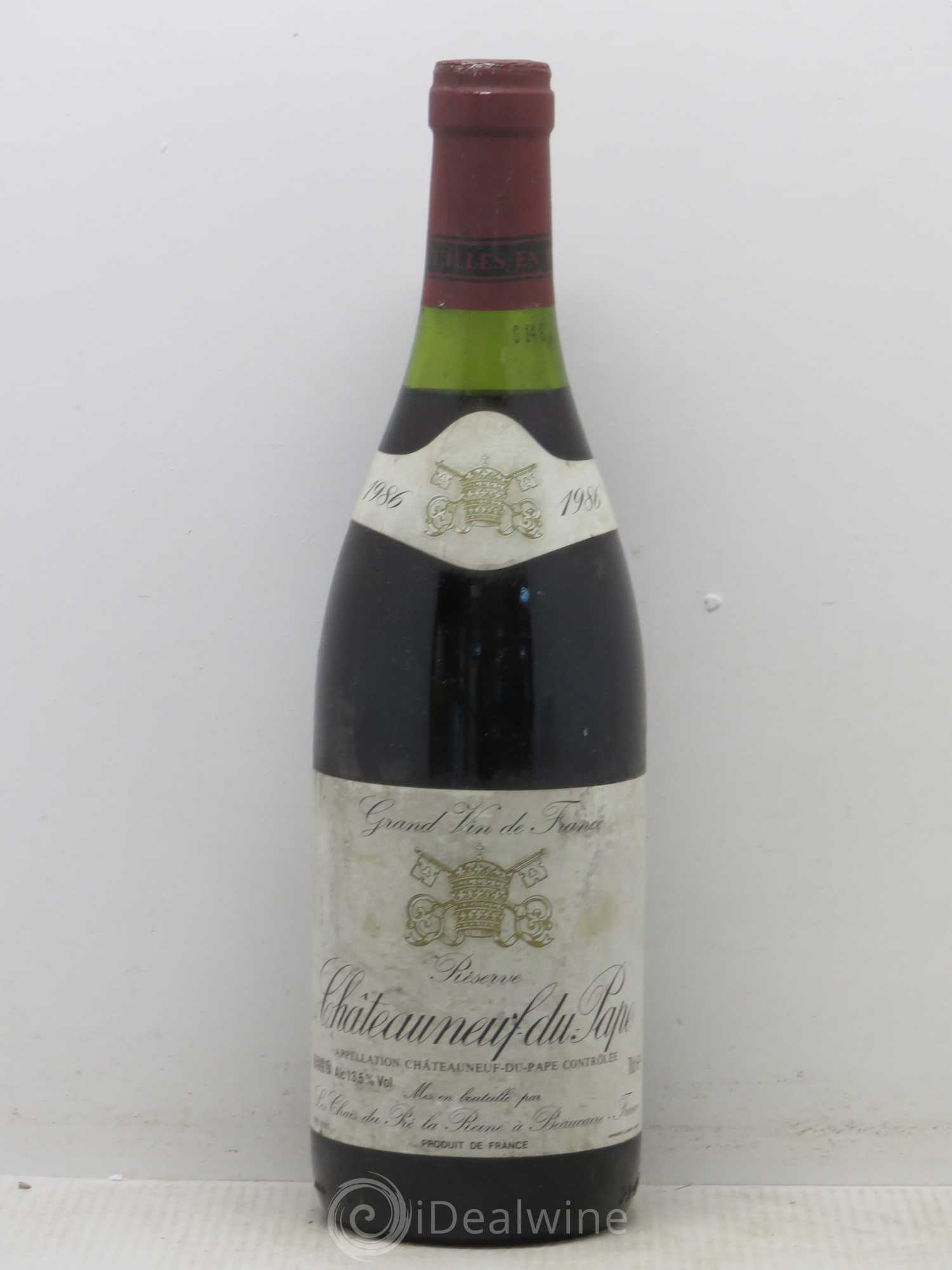 Châteauneuf-du-Pape Reserve Les Chais du pré 1986 - Posten von 1 Flasche - 0